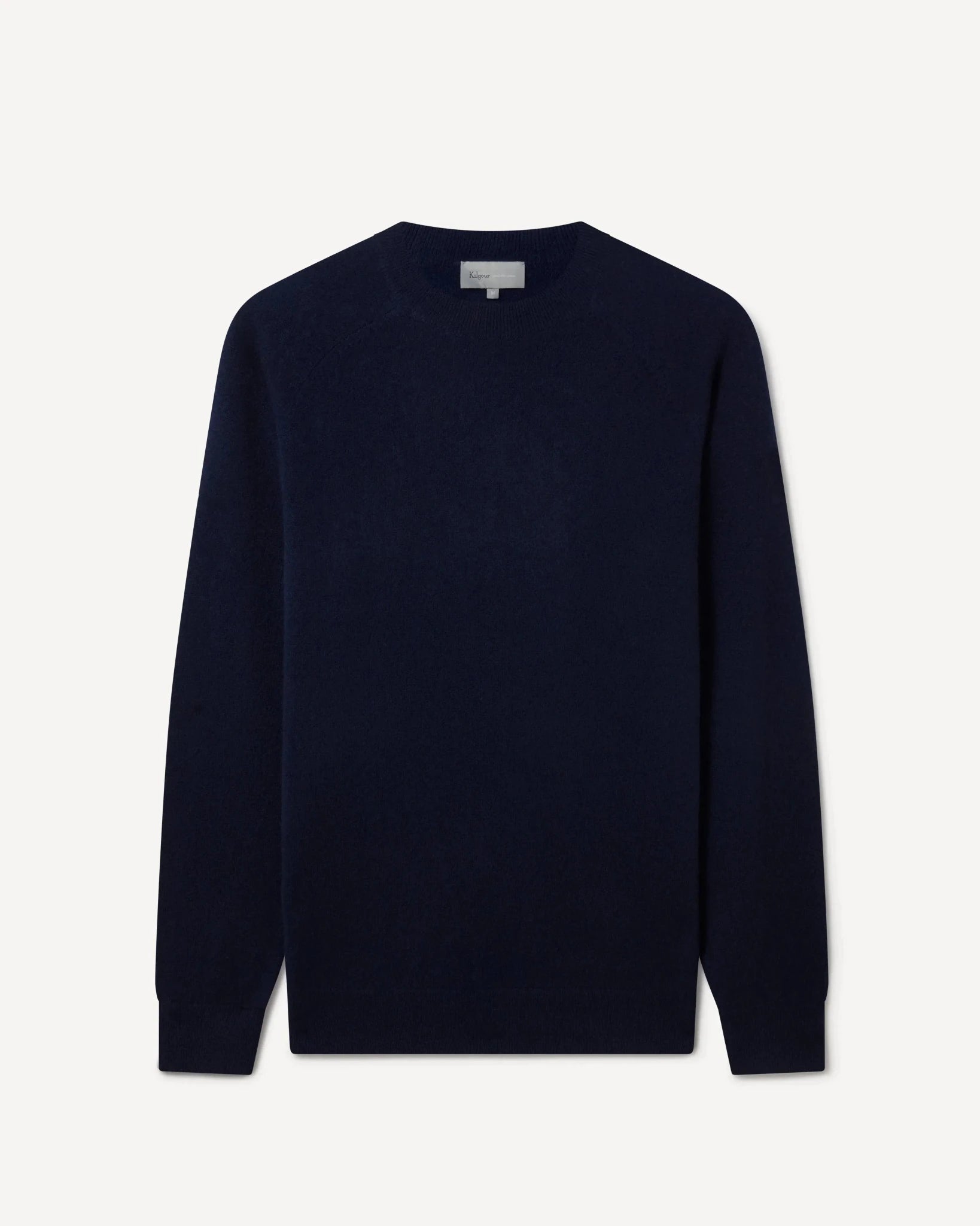Kilgour Classic Cashmere Crew Neck NAVY – Savile Row Menswear Outlet | Malford of London