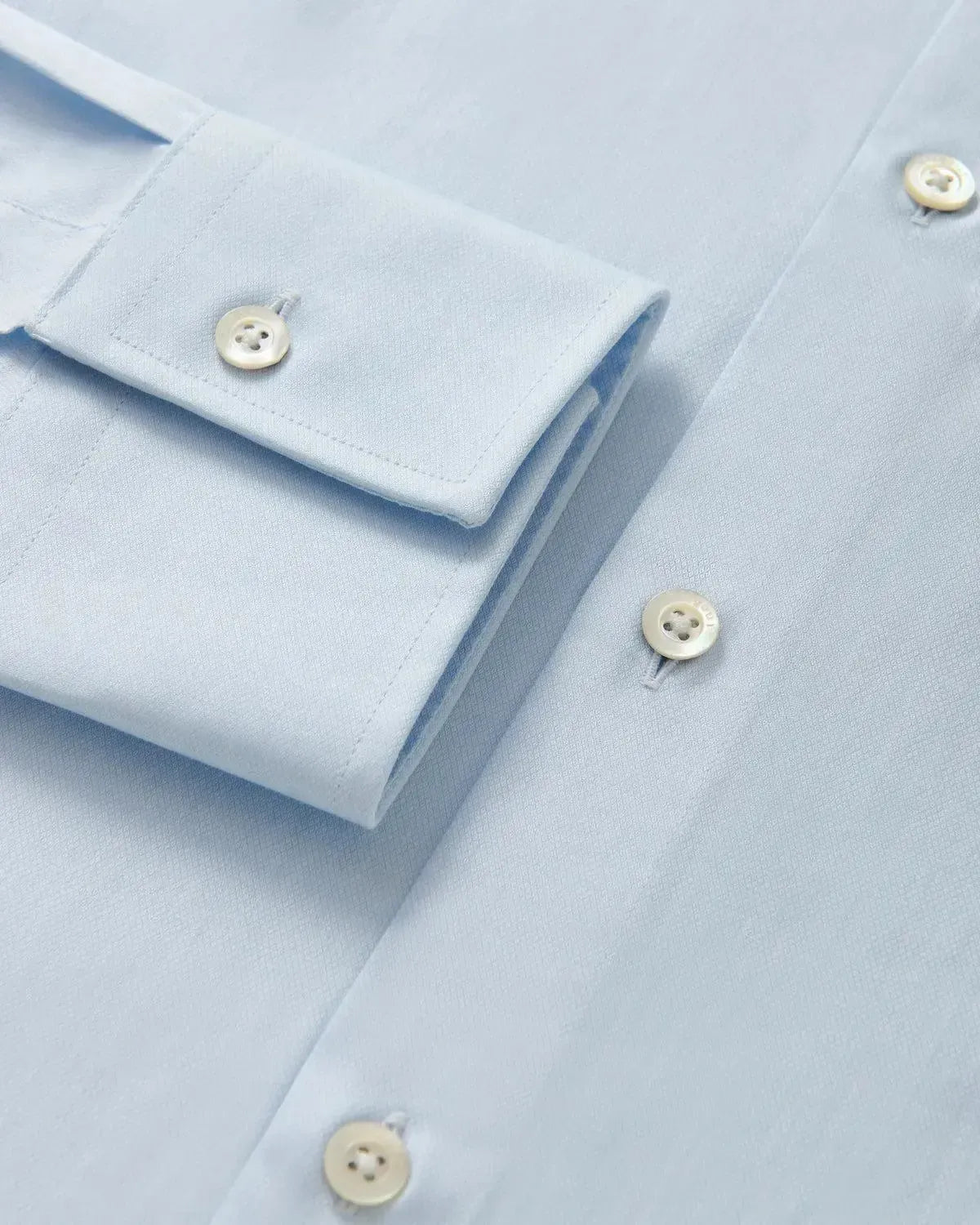 Kilgour Classic Dobby Cotton Shirt Sky-MALFORD OF LONDON SAVILE ROW MENSWEAR OUTLET