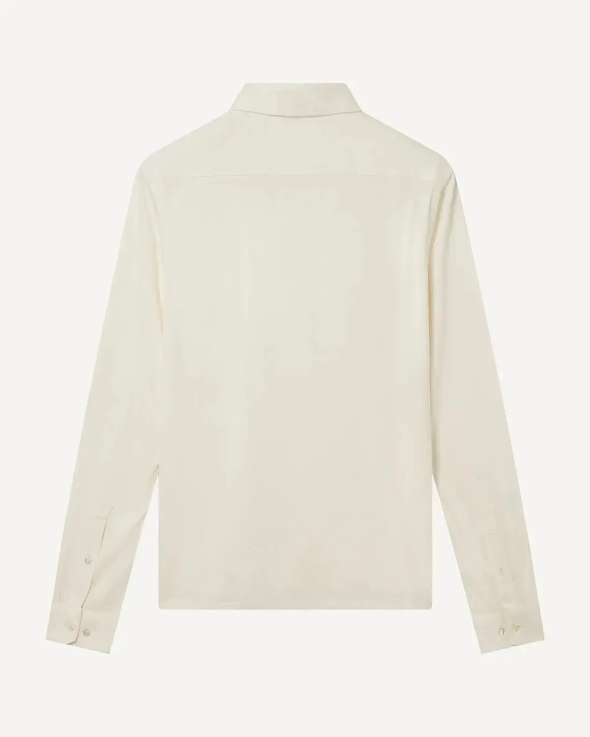 Kilgour Classic Fit Jersey Shirt Ecru-MALFORD OF LONDON SAVILE ROW MENSWEAR OUTLET