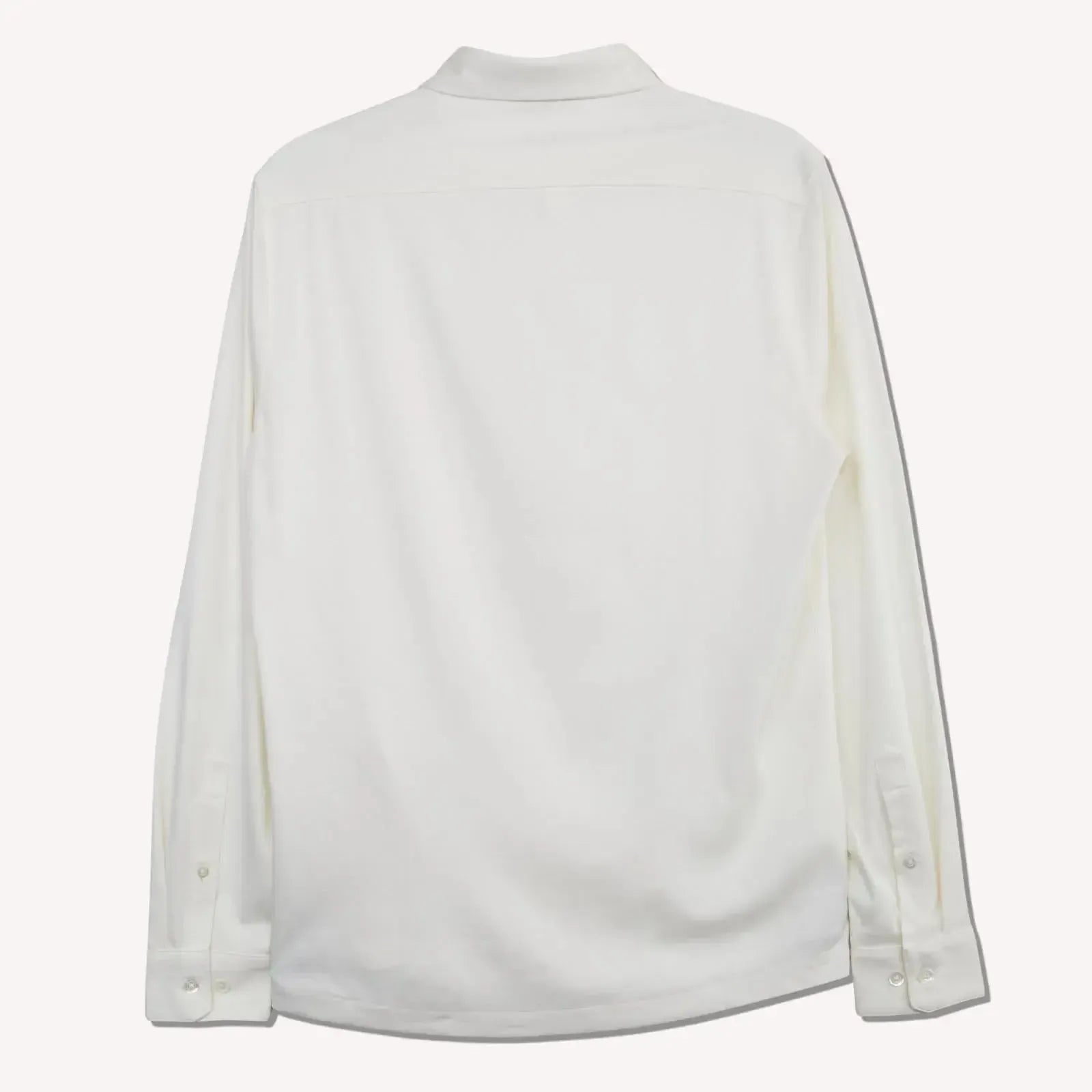Kilgour Classic Fit Jersey Shirt Ecru-MALFORD OF LONDON SAVILE ROW MENSWEAR OUTLET