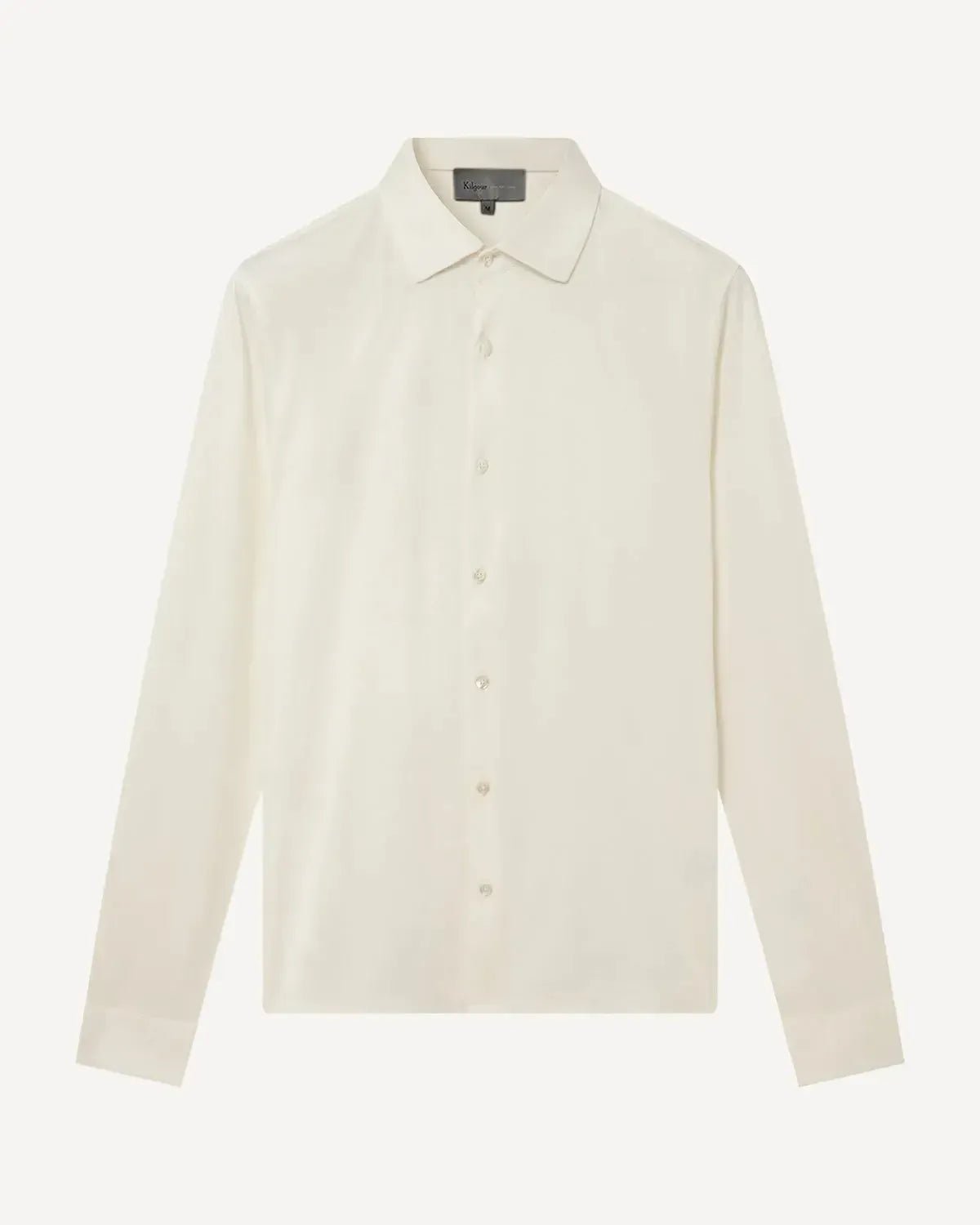Kilgour Classic Fit Jersey Shirt Ecru - Savile Row Formalwear Outlet - Malford of London