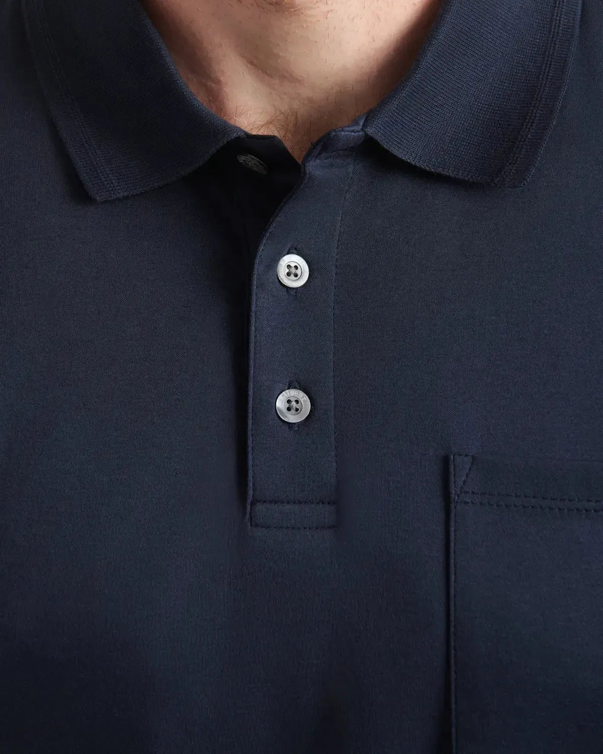 Kilgour Classic Fit Short Sleeve Polo Shirt Navy-MALFORD OF LONDON SAVILE ROW MENSWEAR OUTLET