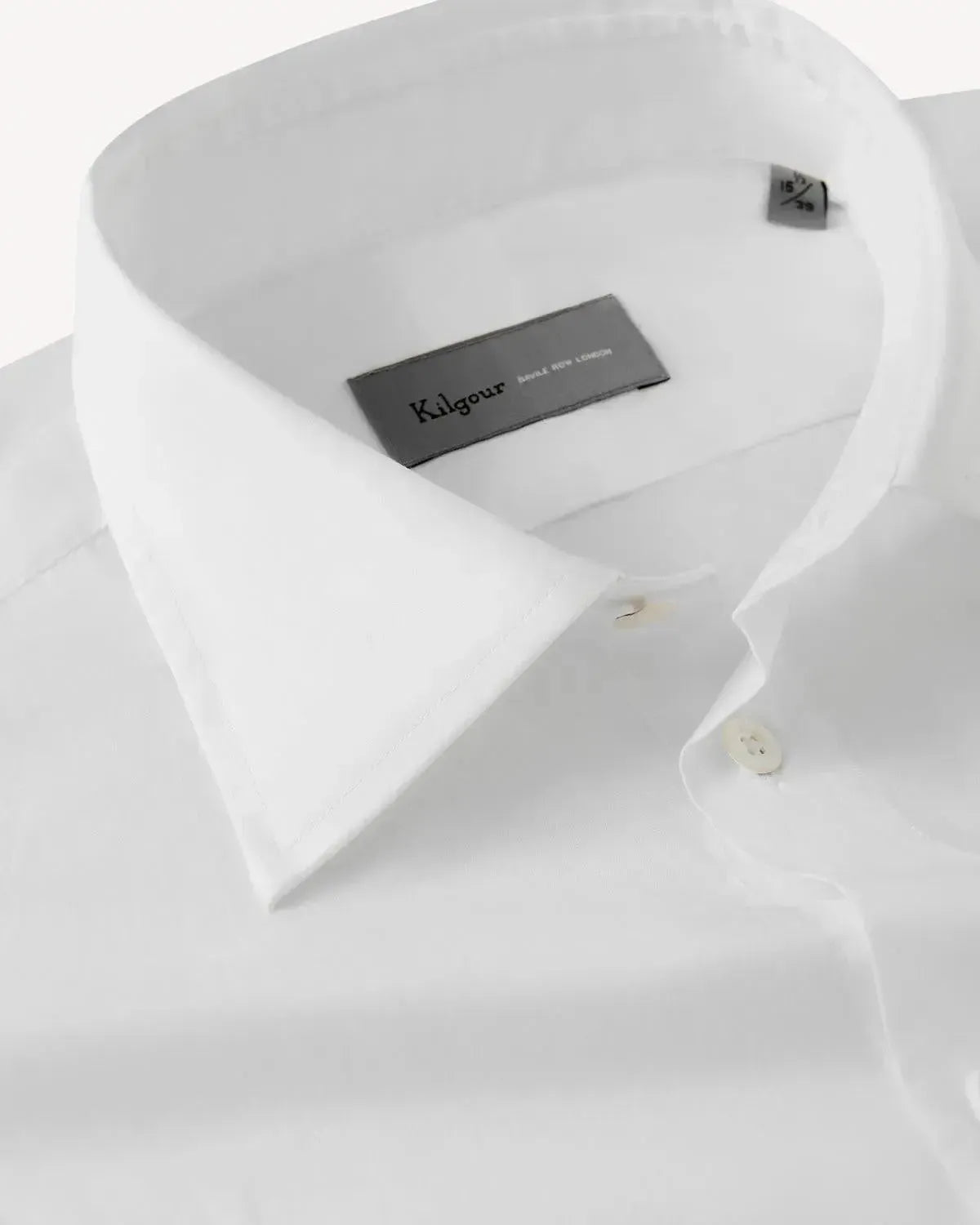 Kilgour Classic Poplin Cotton Shirt-MALFORD OF LONDON SAVILE ROW MENSWEAR OUTLET