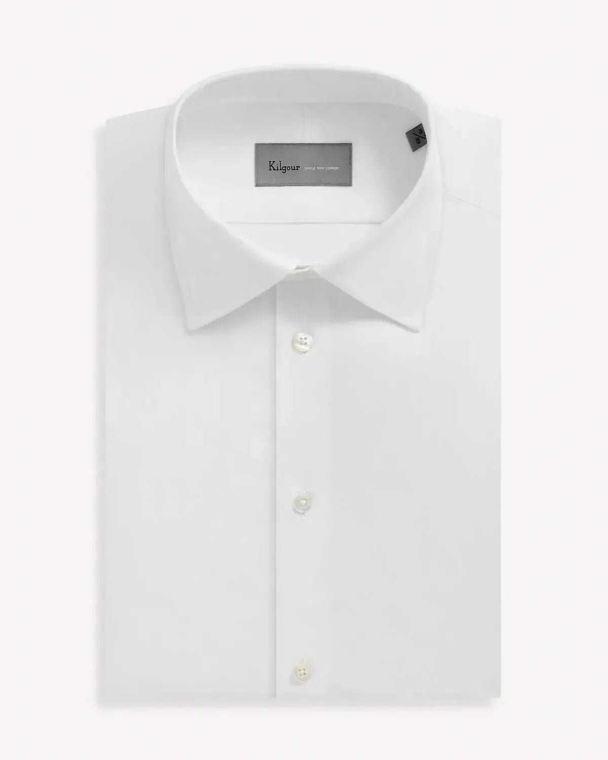 Kilgour Classic Poplin White Shirt – Savile Row Menswear Outlet | Malford of London
