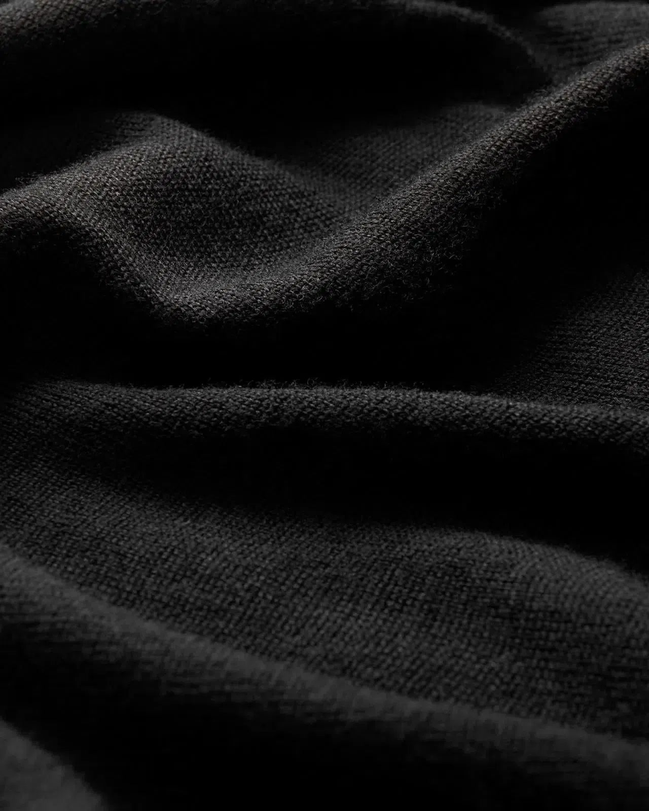 Kilgour Merino Wool Roll Neck Jumper Black-MALFORD OF LONDON SAVILE ROW MENSWEAR OUTLET