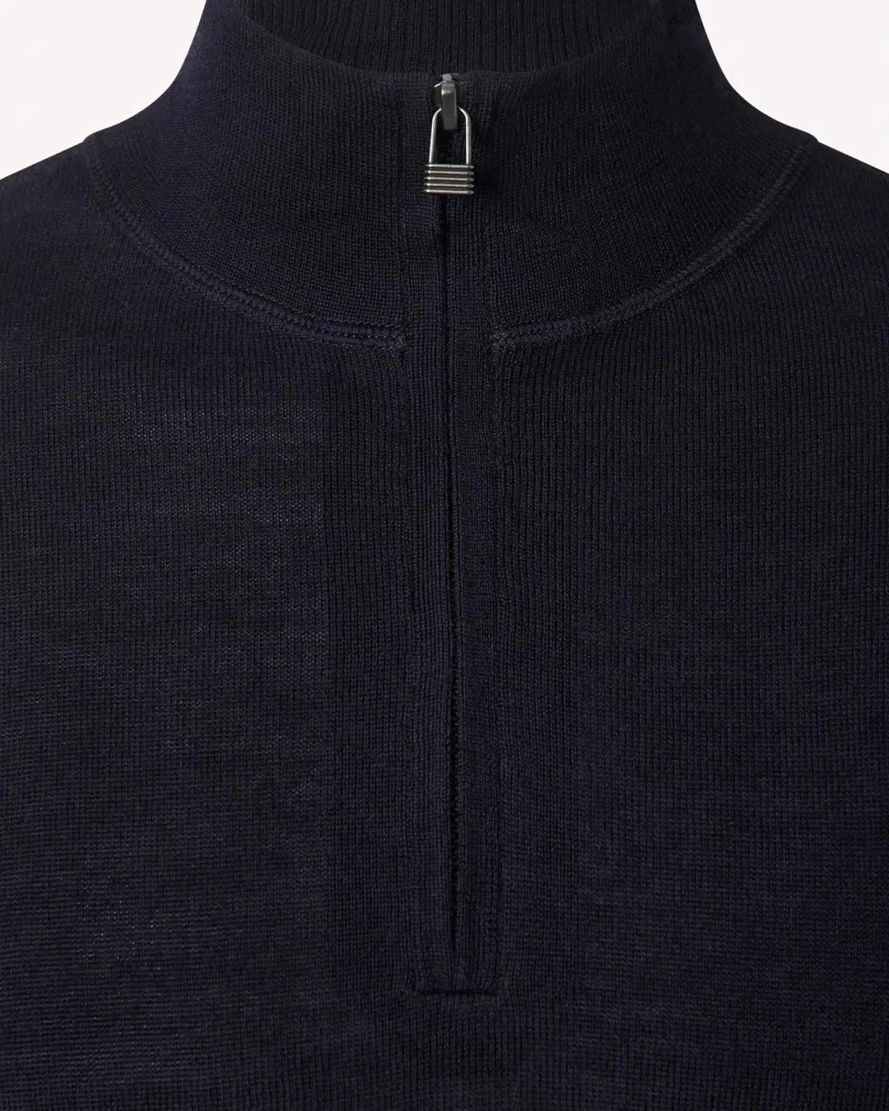 Kilgour Merino Wool Roll Neck Jumper Navy-MALFORD OF LONDON SAVILE ROW MENSWEAR OUTLET