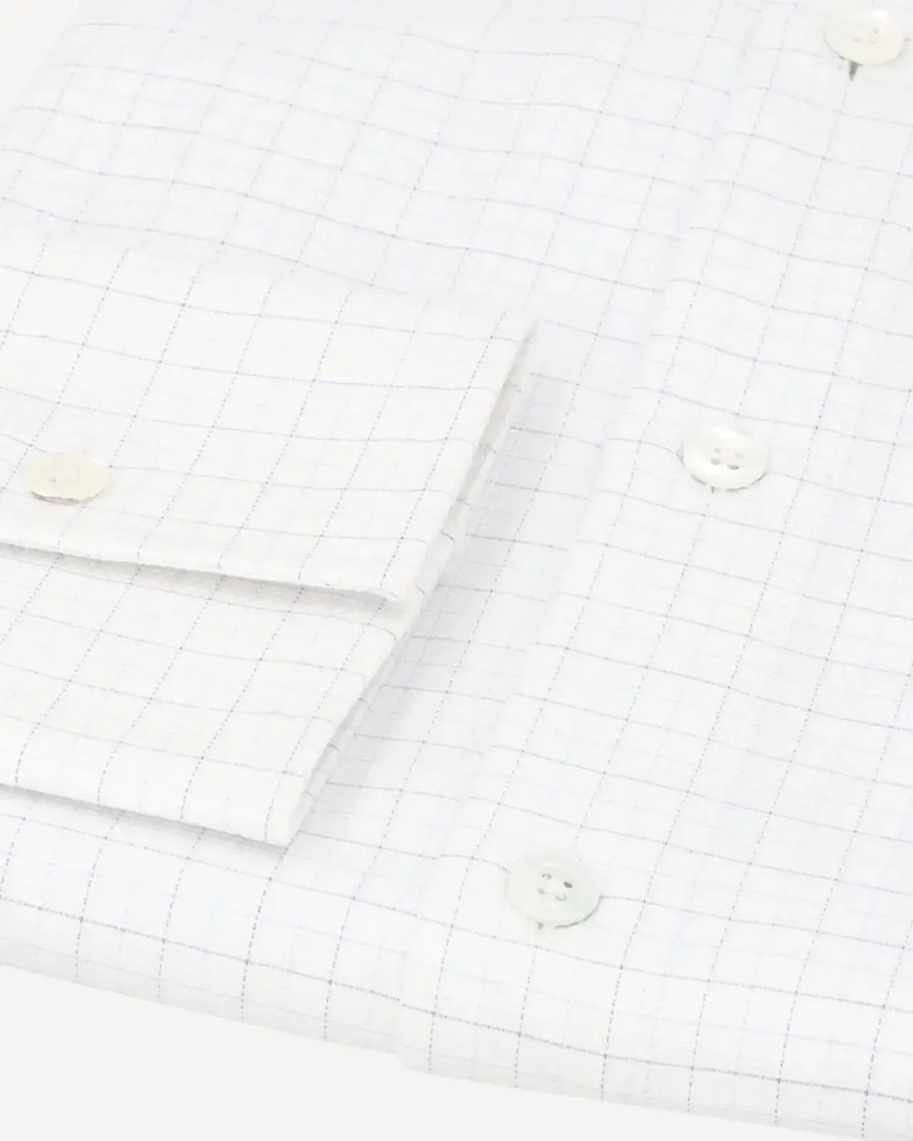 Kilgour Regular Collar Multi Micro Check Shirt White Royal Blue-MALFORD OF LONDON SAVILE ROW MENSWEAR OUTLET