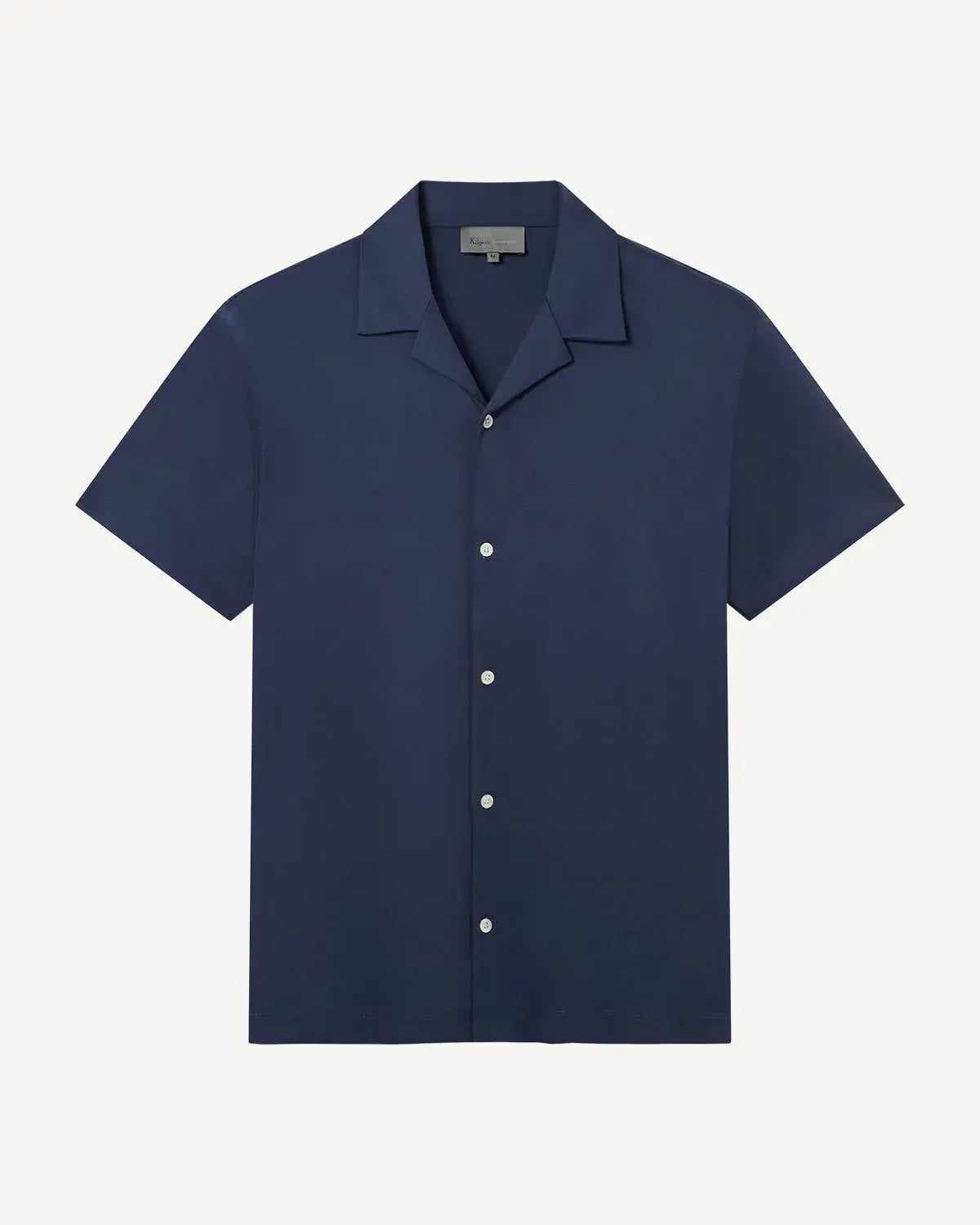 Kilgour Resort Fit Short Sleeve Shirt Air Force-MALFORD OF LONDON SAVILE ROW MENSWEAR OUTLET
