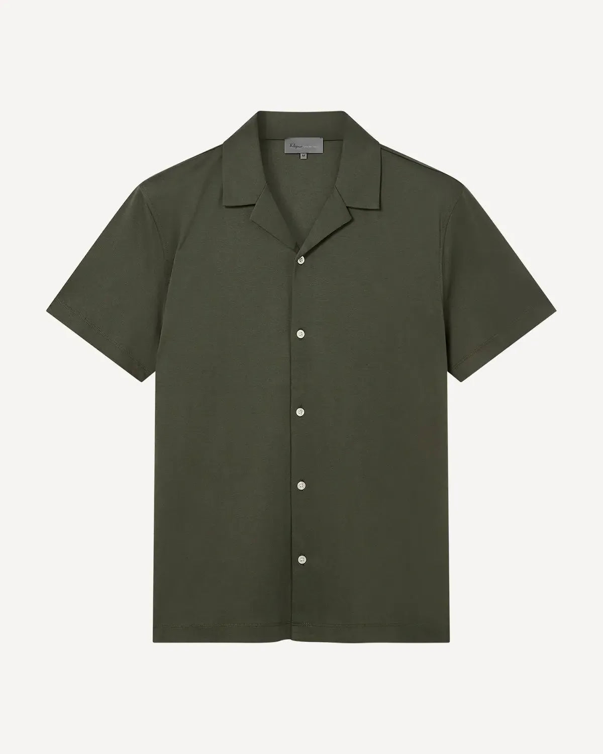 Kilgour Resort Fit Short Sleeve Shirt Green-MALFORD OF LONDON SAVILE ROW MENSWEAR OUTLET