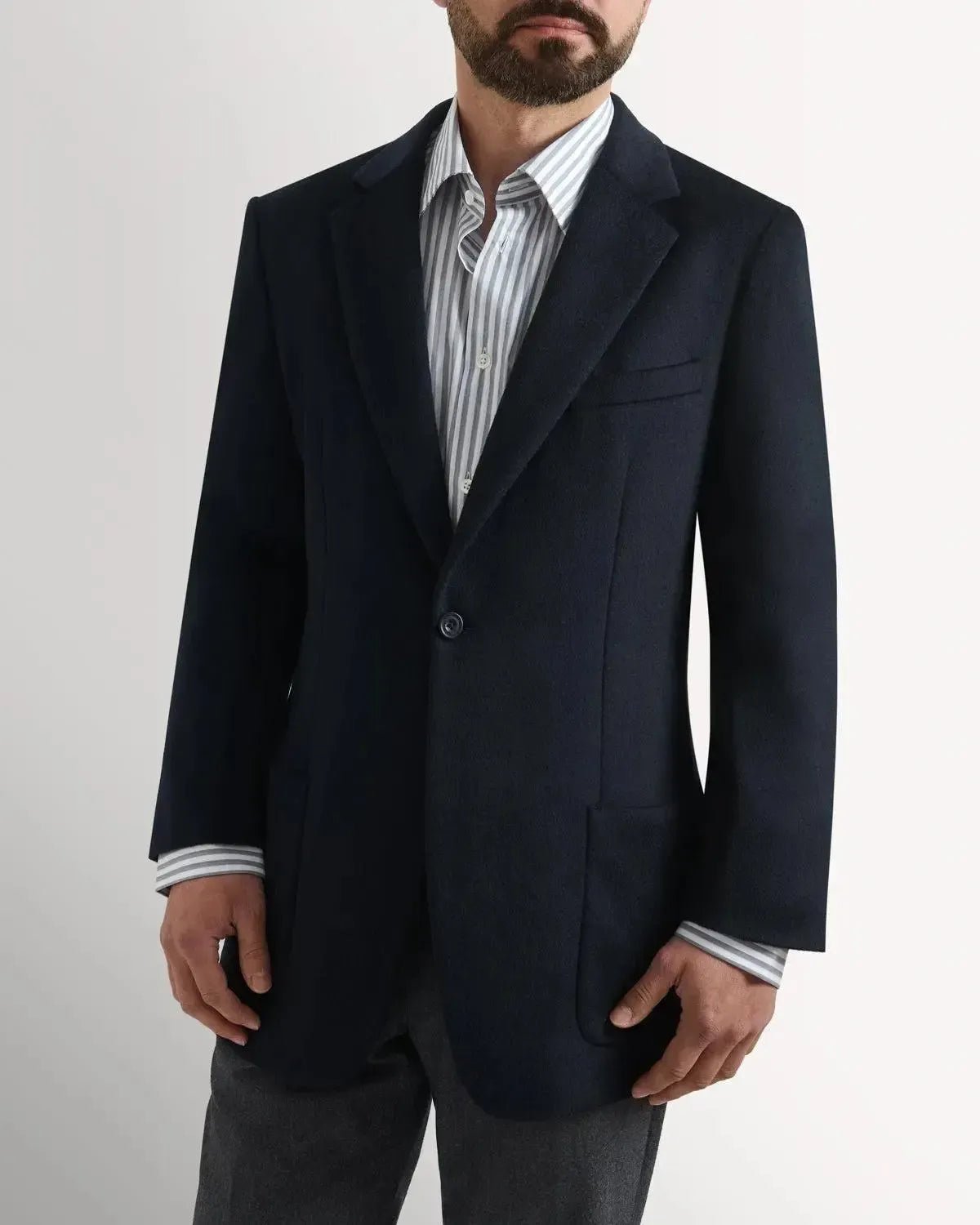 Kilgour SB Classic Cashmere Mix JKT - Navy - Savile Row Formalwear Outlet - Malford of London
