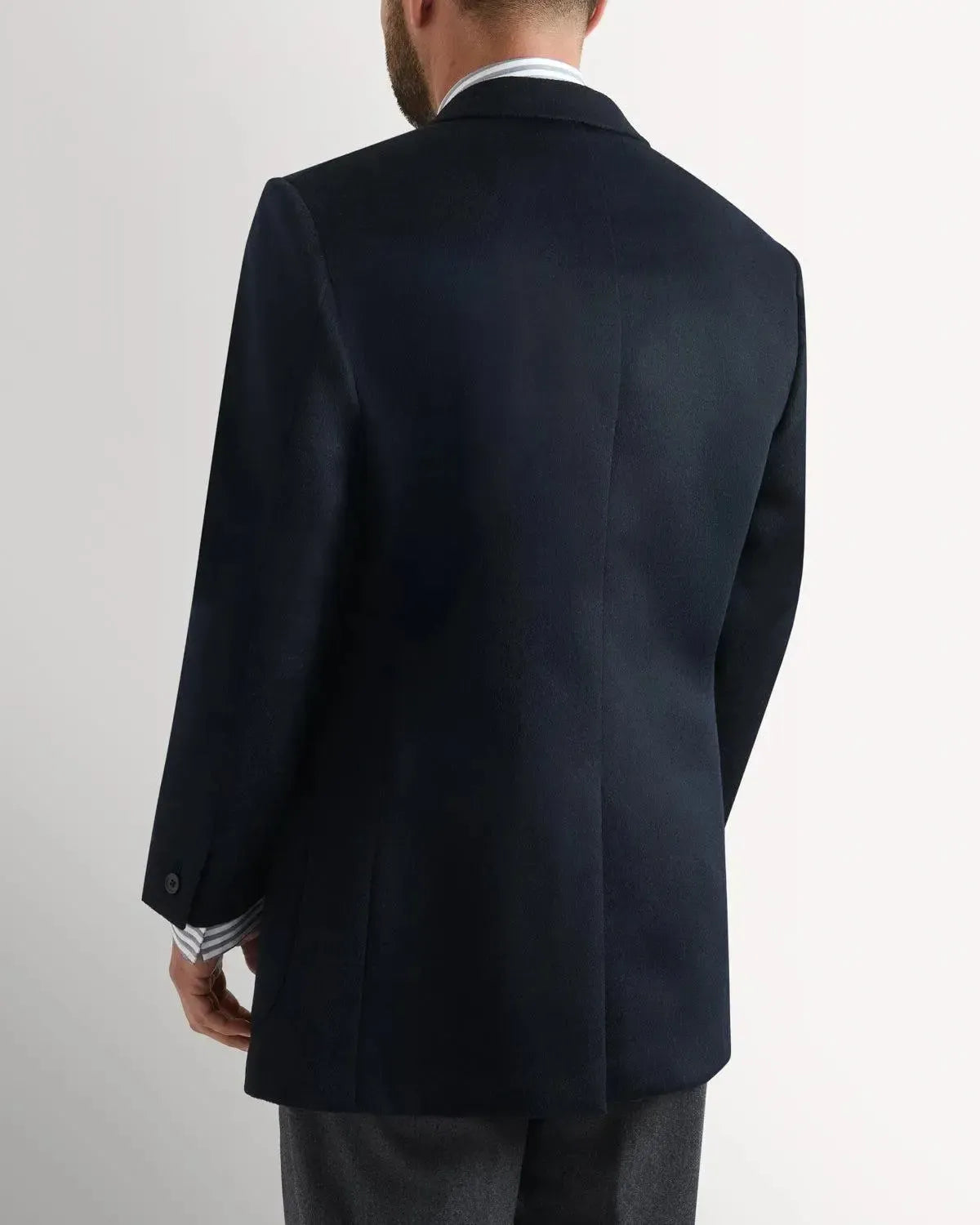 Kilgour SB Classic Cashmere Mix JKT - Navy-MALFORD OF LONDON SAVILE ROW MENSWEAR OUTLET