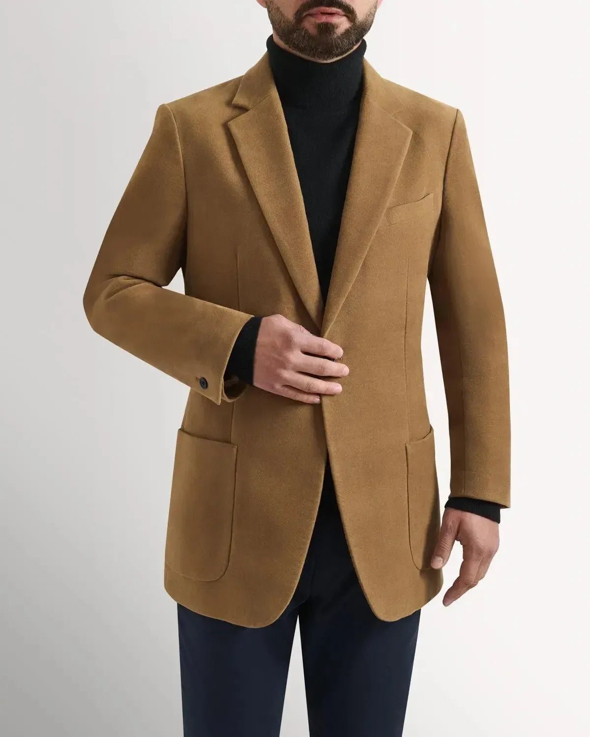 Kilgour SB Classic Cotton Moleskin JKT Camel - Savile Row Formalwear Outlet - Malford of London