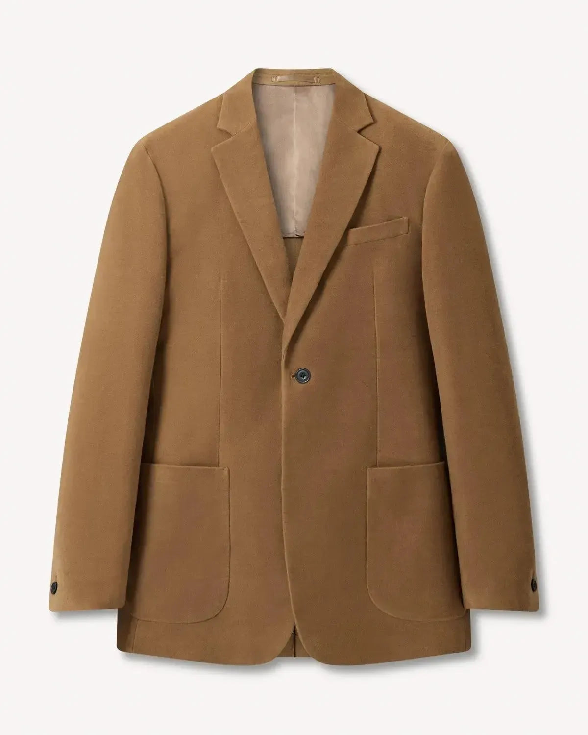 Kilgour SB Classic Cotton Moleskin JKT Camel-MALFORD OF LONDON SAVILE ROW MENSWEAR OUTLET