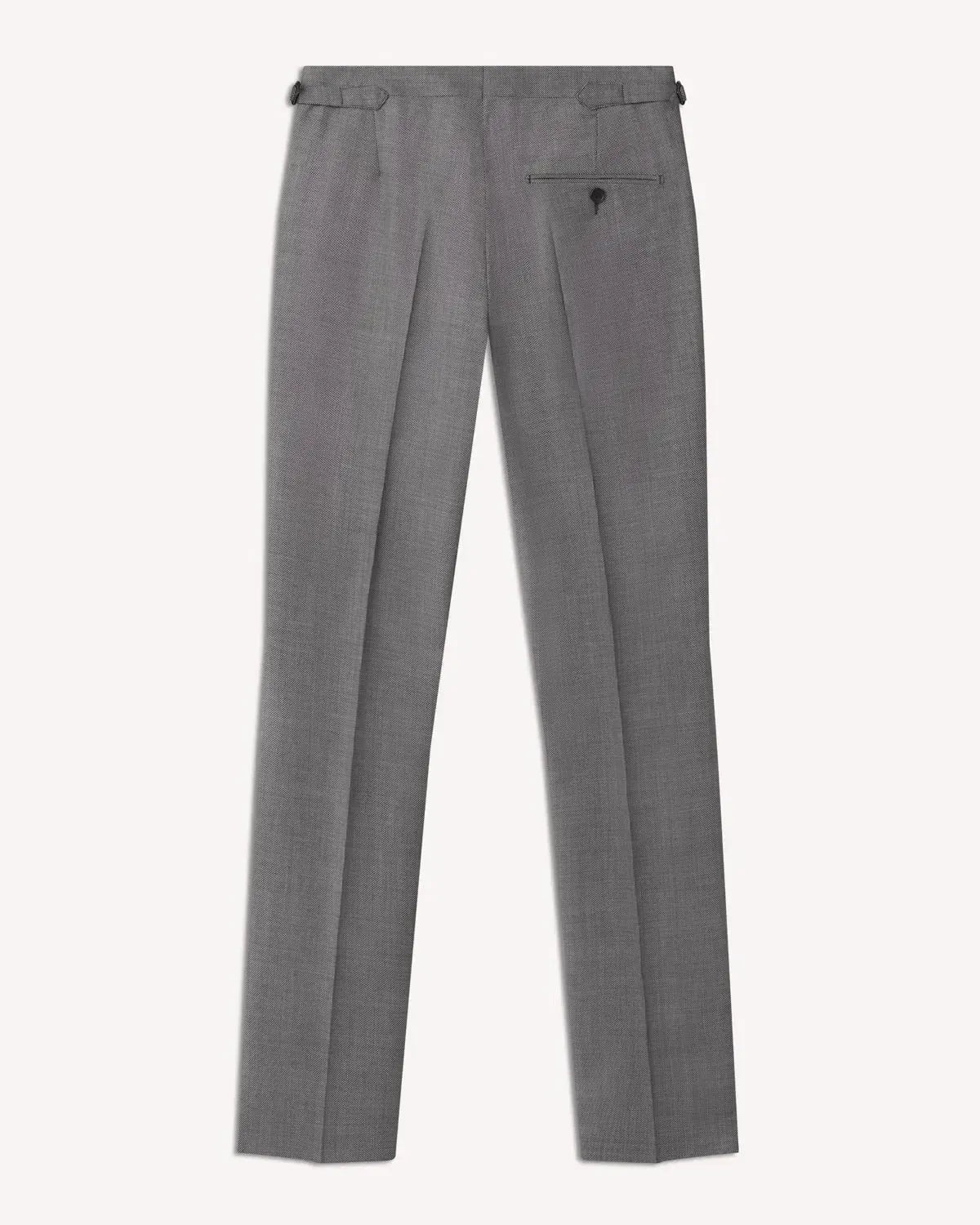 Kilgour SB1 KG Single Breasted Birdseye Suit Grey-MALFORD OF LONDON SAVILE ROW MENSWEAR OUTLET
