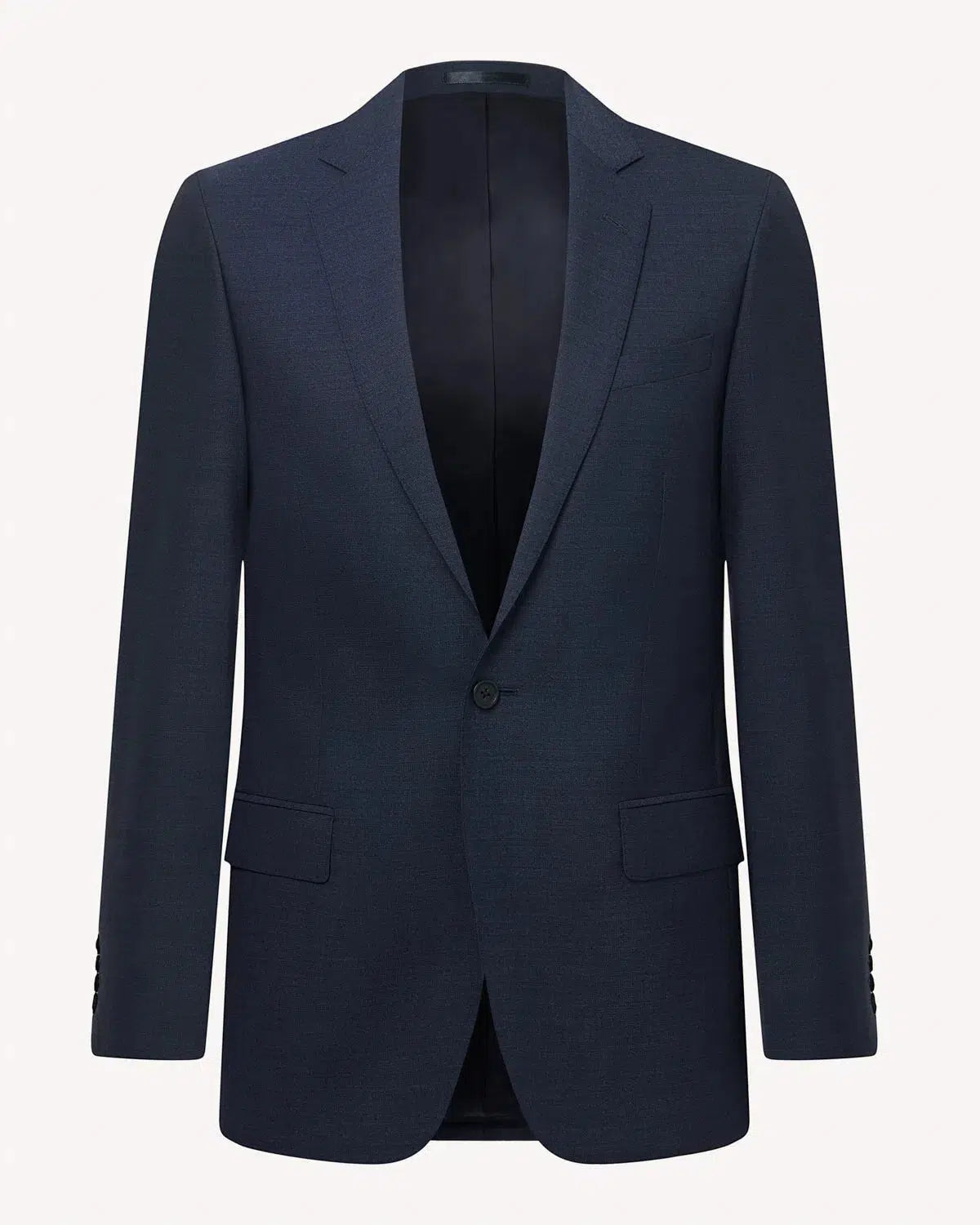 Kilgour SB1 KG Single Breasted End on End Suit Navy-MALFORD OF LONDON SAVILE ROW MENSWEAR OUTLET