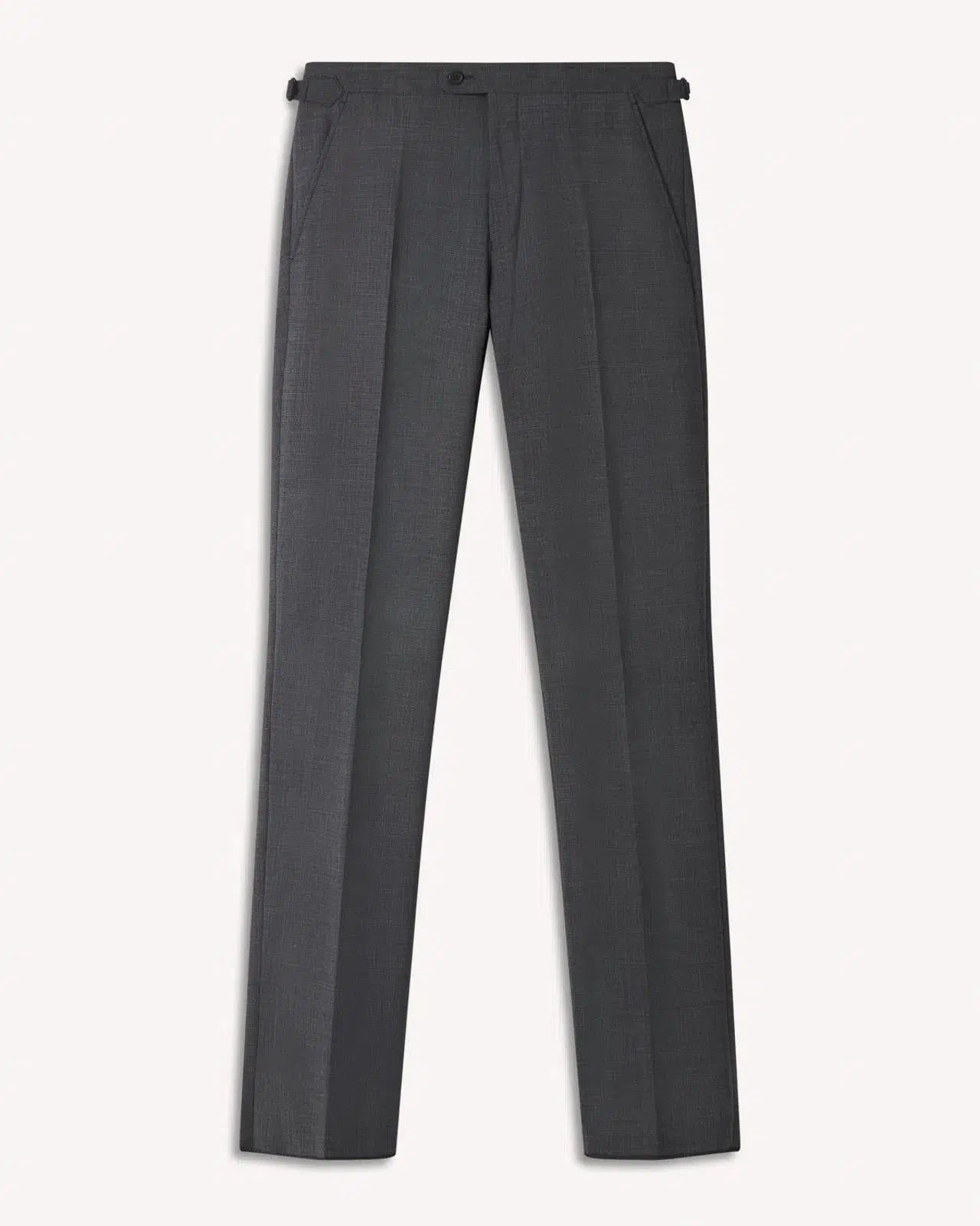 Kilgour SB1 Weave Wool Suit Charcoal Grey-MALFORD OF LONDON SAVILE ROW MENSWEAR OUTLET