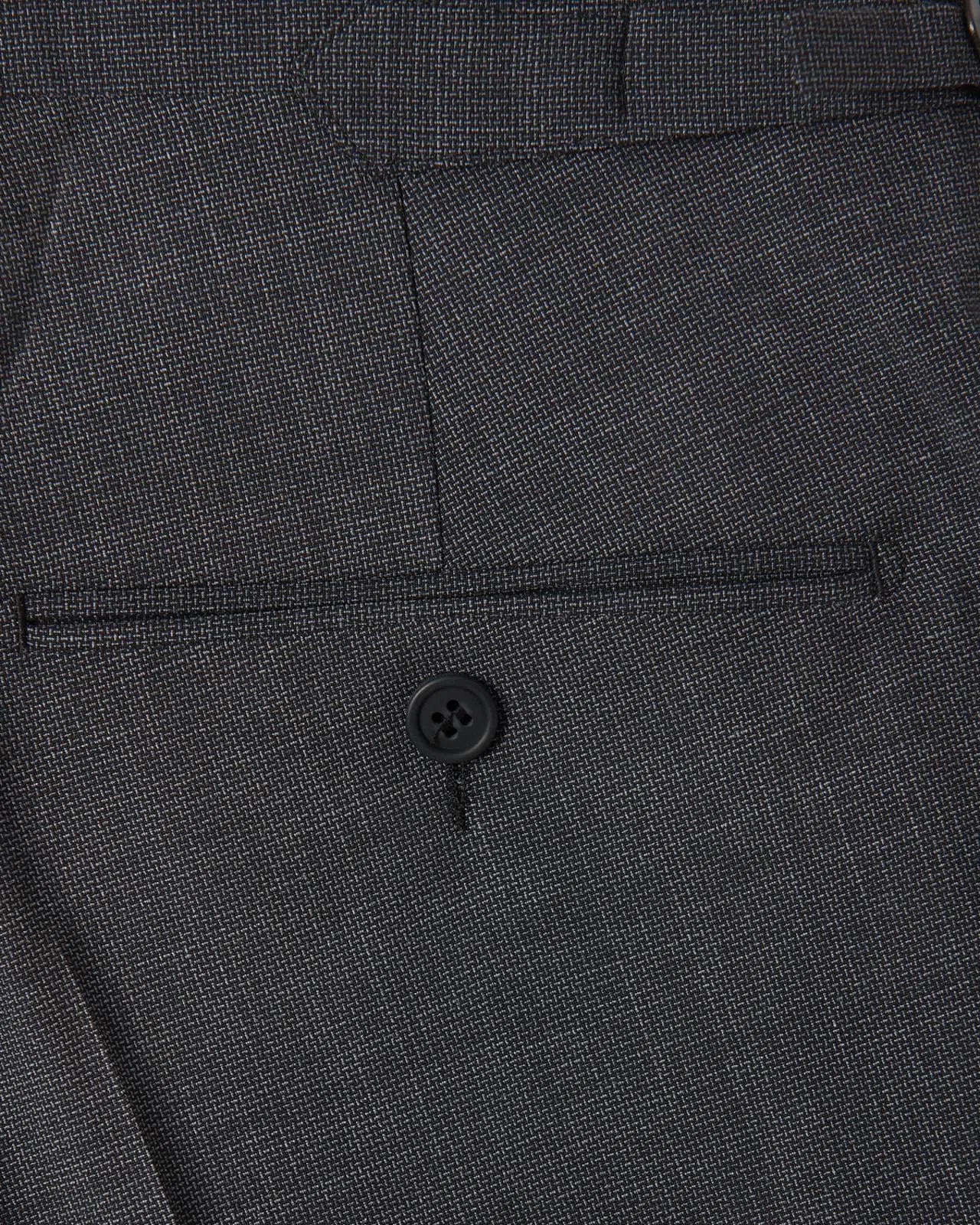 Kilgour SB1 Weave Wool Suit Charcoal Grey-MALFORD OF LONDON SAVILE ROW MENSWEAR OUTLET