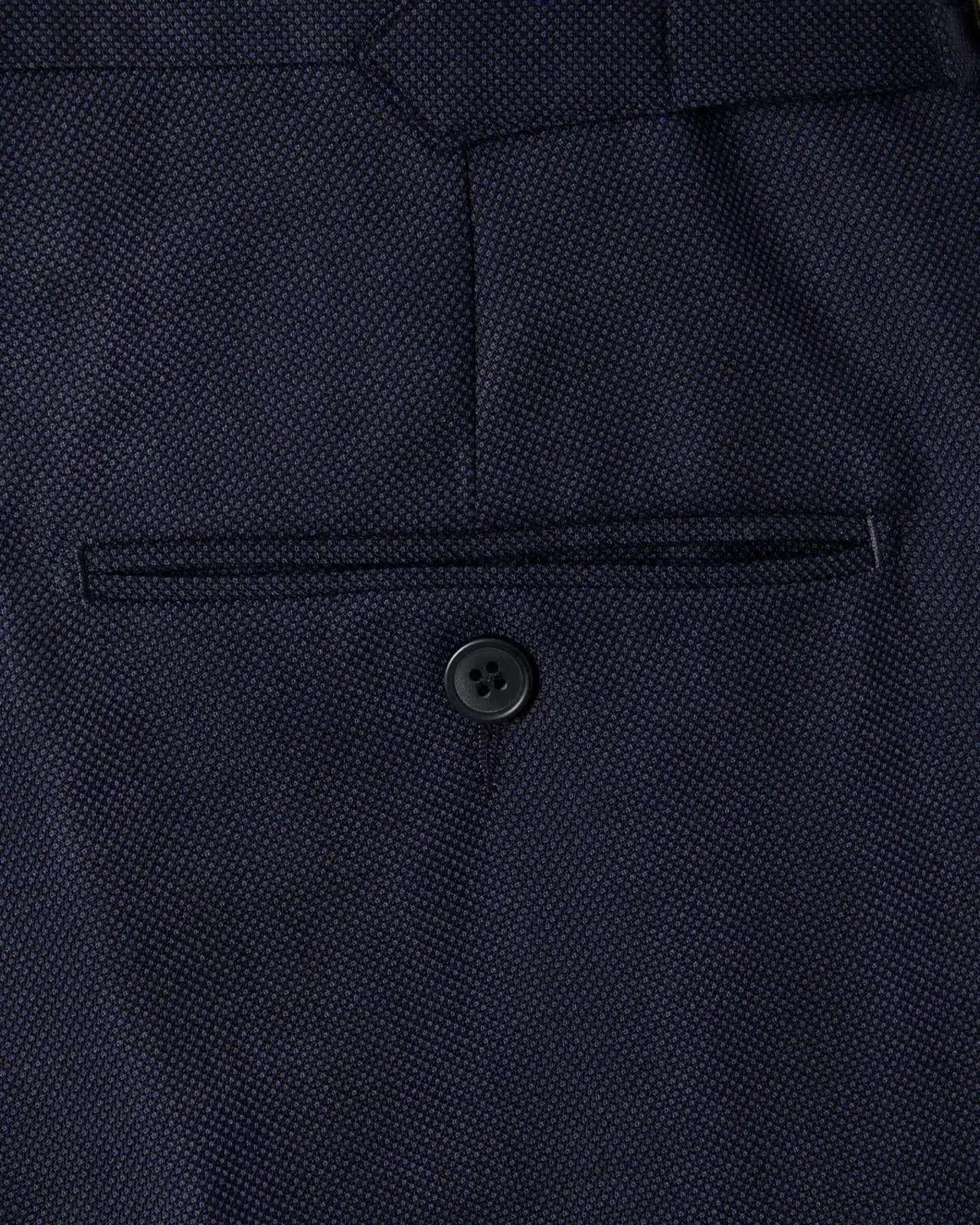 Kilgour Single Breasted Birdseye Suit Navy – Savile Row Menswear Outlet | Malford of London