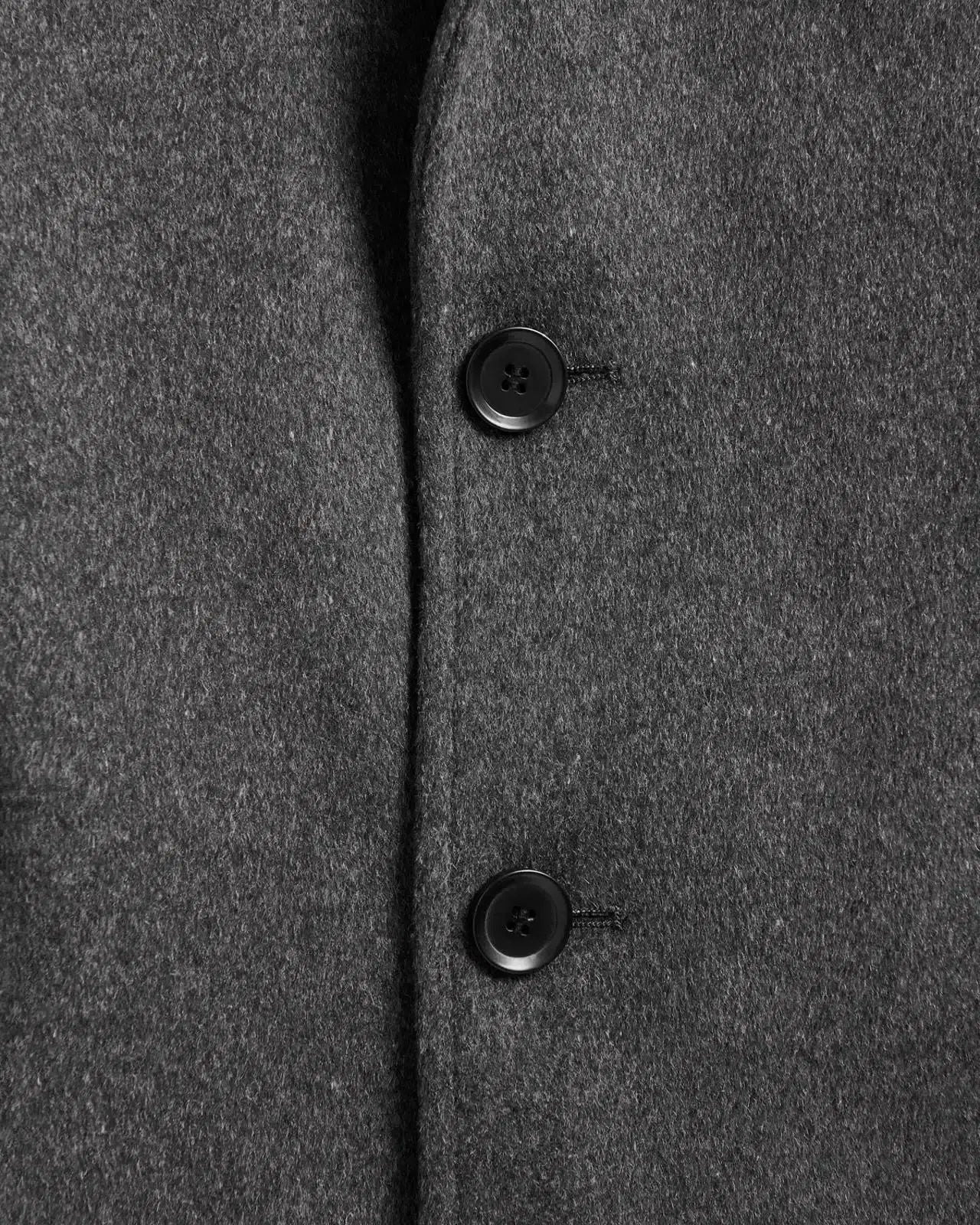 Kilgour Single Breasted Mid Length Overcoat Charcoal-MALFORD OF LONDON SAVILE ROW MENSWEAR OUTLET