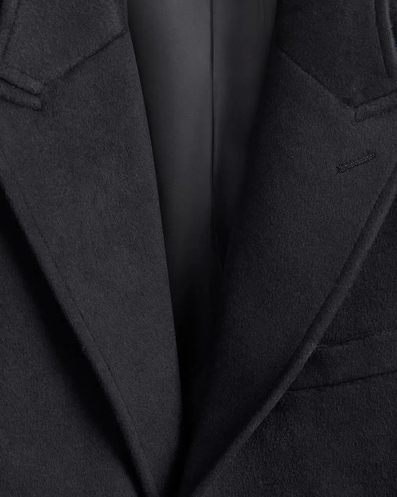 Kilgour Single Breasted Mid Length Overcoat Navy-MALFORD OF LONDON SAVILE ROW MENSWEAR OUTLET