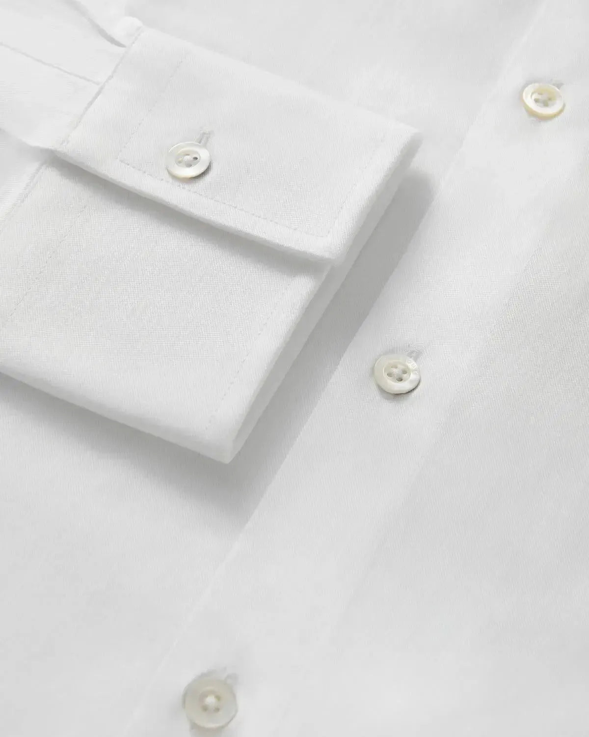Kilgour White Twill Shirt-MALFORD OF LONDON SAVILE ROW MENSWEAR OUTLET