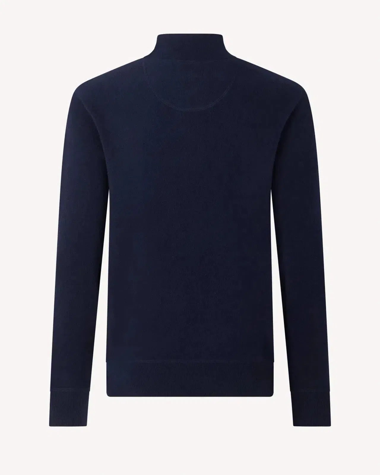 Kilgour Wool/Cashmere Mix Roll Neck Jumper Savile Row Navy-MALFORD OF LONDON SAVILE ROW MENSWEAR OUTLET