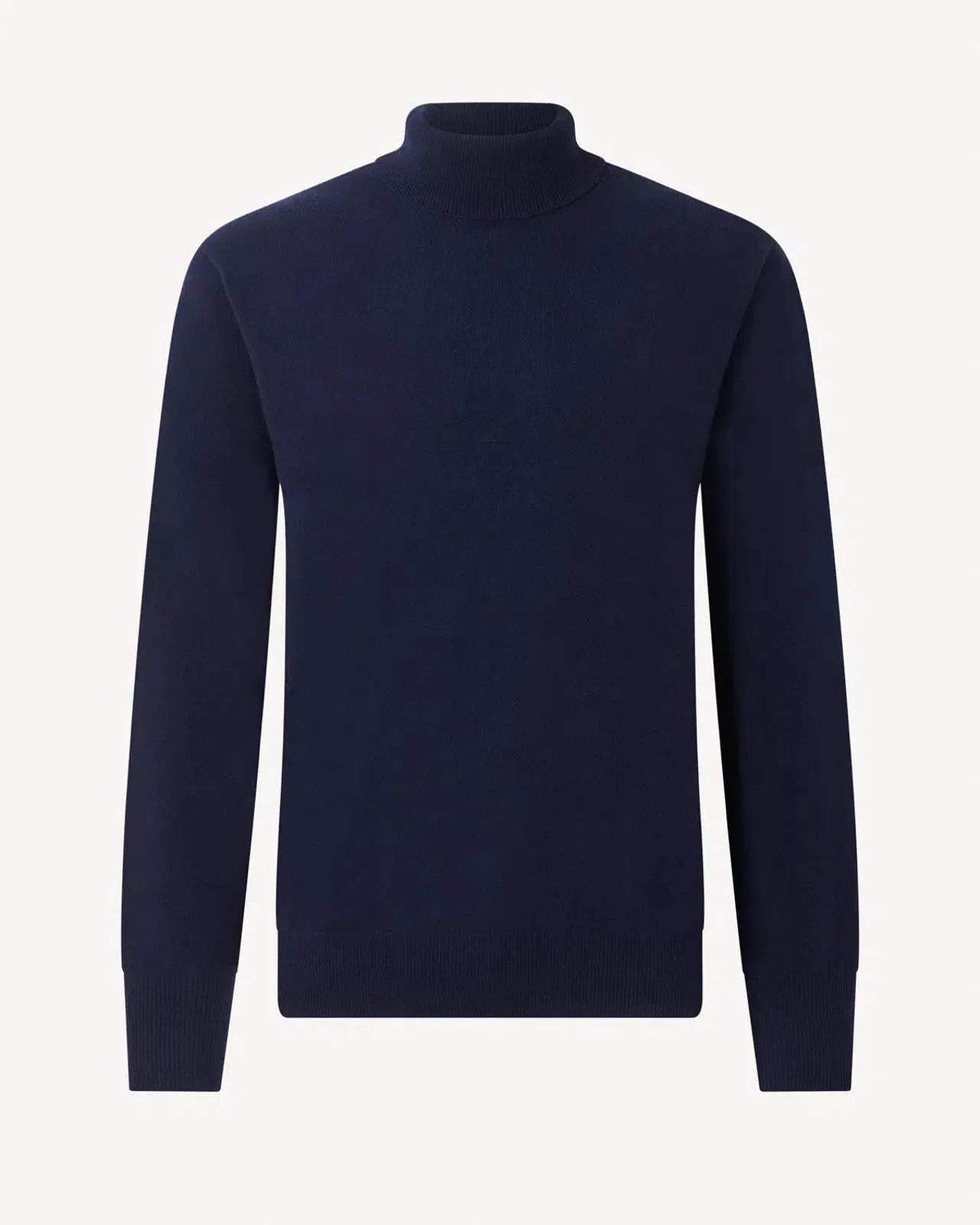 Kilgour Wool/Cashmere Mix Turtle Neck Jumper Savile Row Navy-MALFORD OF LONDON SAVILE ROW MENSWEAR OUTLET