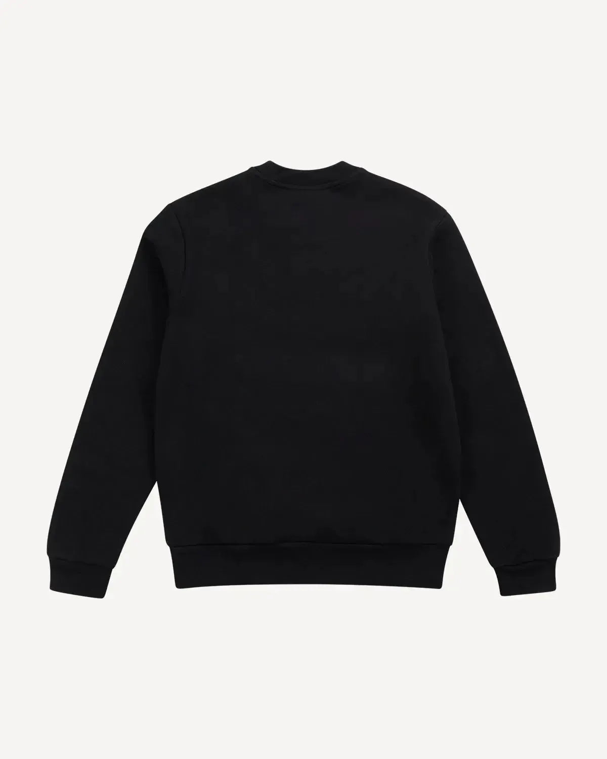 Lacoste Classic Logo Crew Sweatshirt Black-MALFORD OF LONDON SAVILE ROW MENSWEAR OUTLET