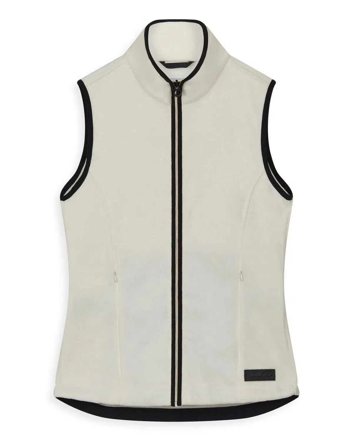 Ladies Gilet Summer Fleece Cream-MALFORD OF LONDON SAVILE ROW MENSWEAR OUTLET