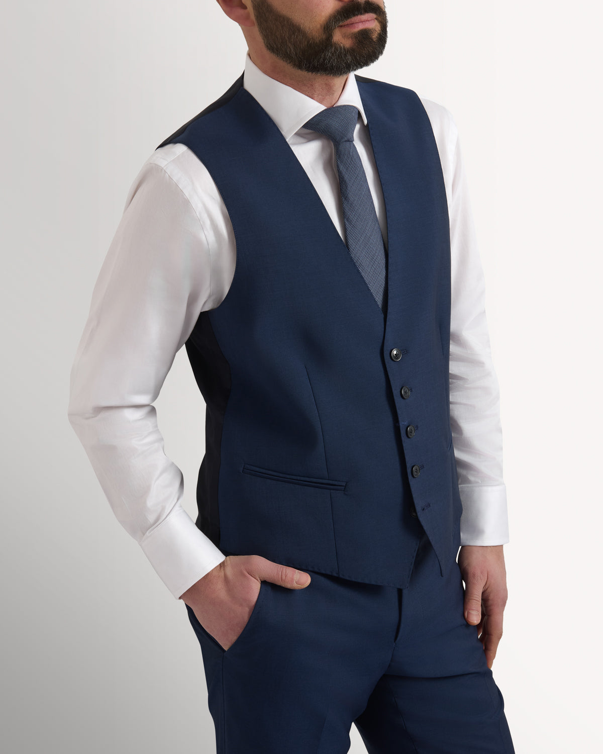 Richard James London Archer Wool Mohair SB Waistcoat – Savile Row Menswear Outlet | Malford of London