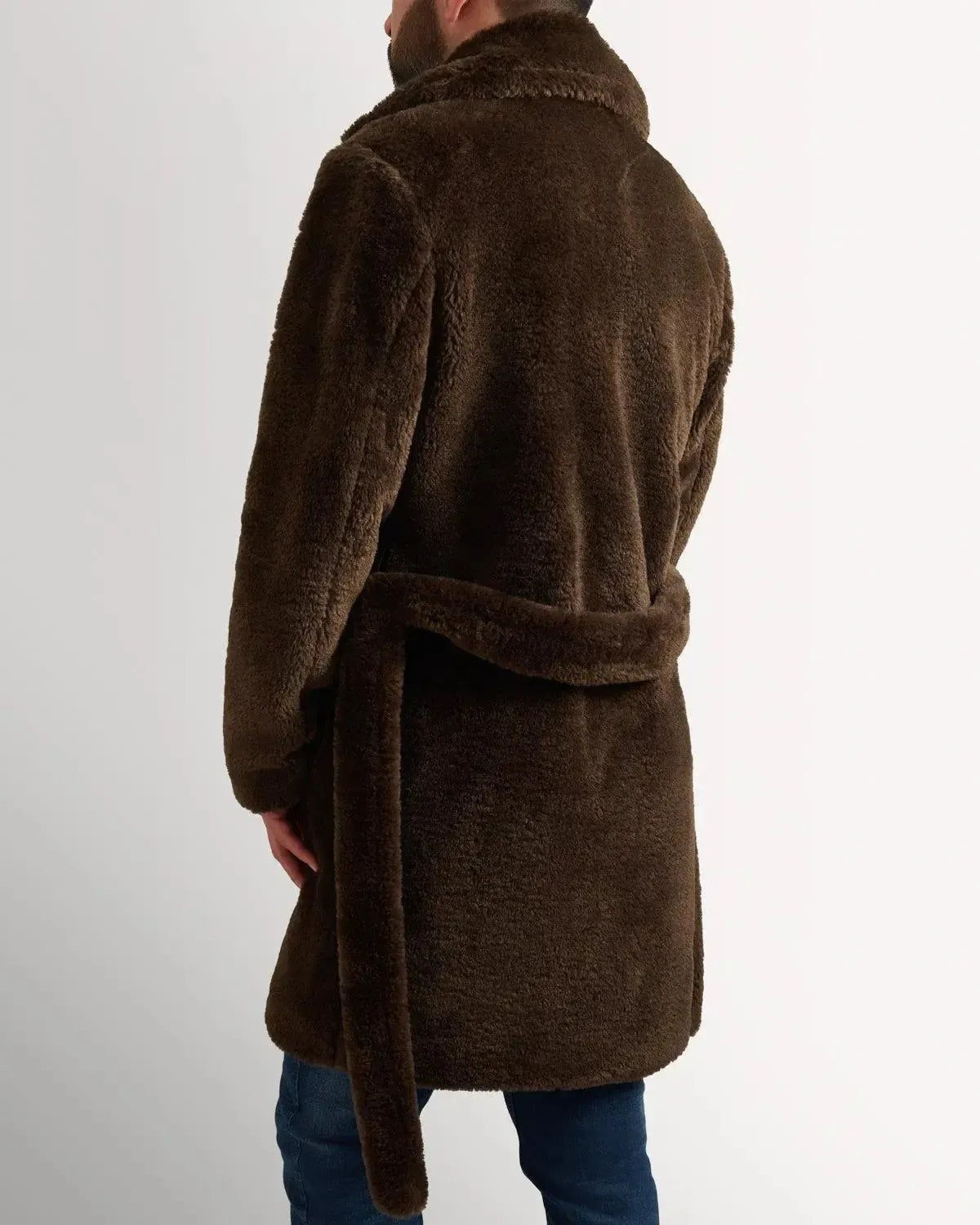 Richard James Belted Teddy - Brown-MALFORD OF LONDON SAVILE ROW MENSWEAR OUTLET