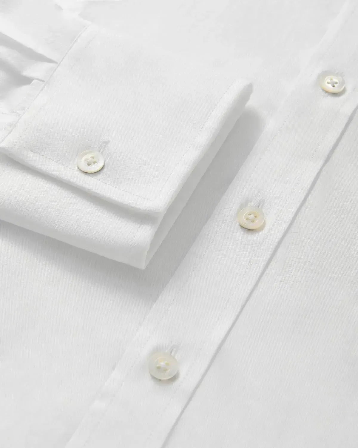 Richard James Classic White Twill Shirt-MALFORD OF LONDON SAVILE ROW MENSWEAR OUTLET