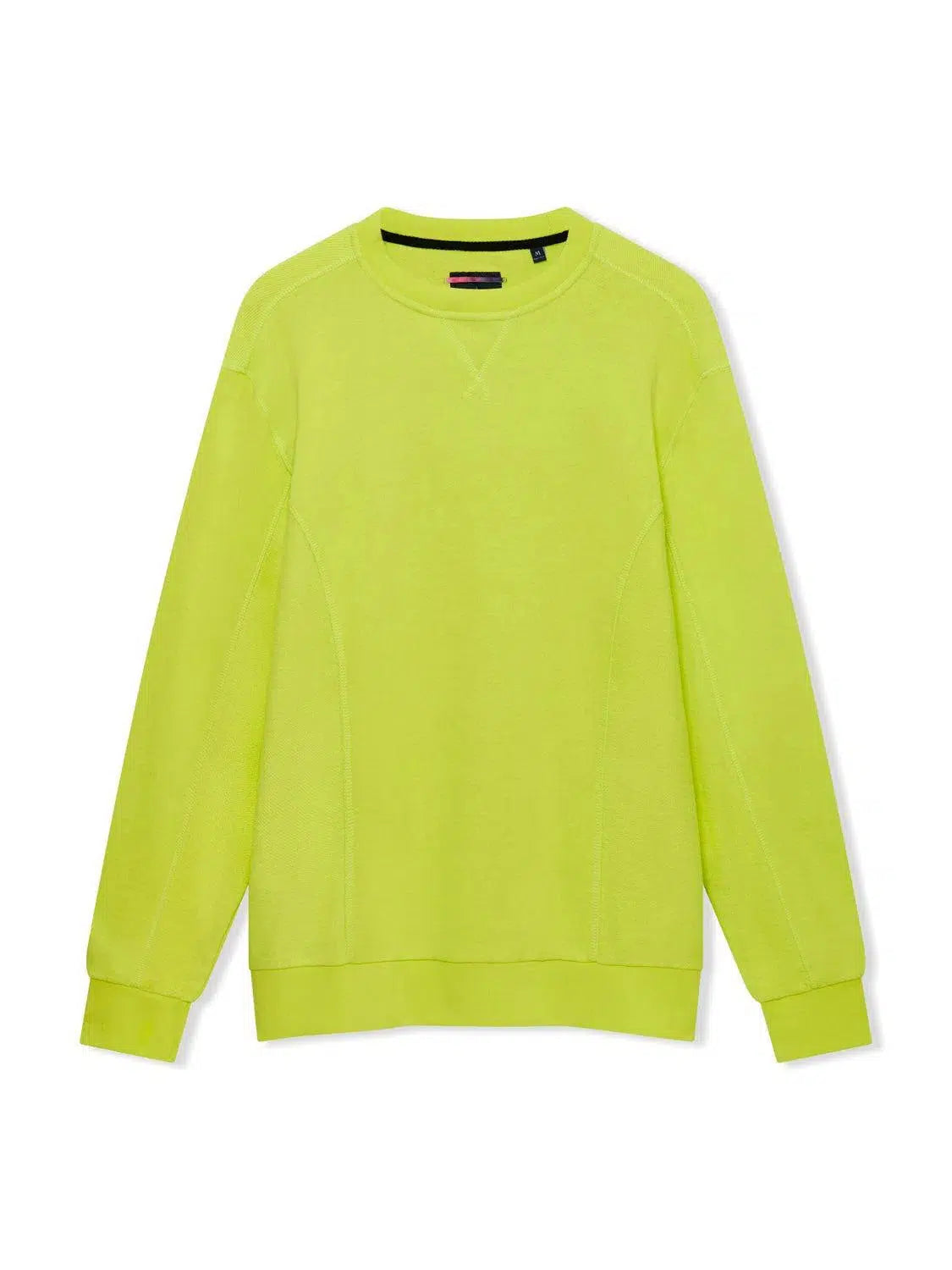 Richard James Crew Neck Sweatshirt Bright Lime