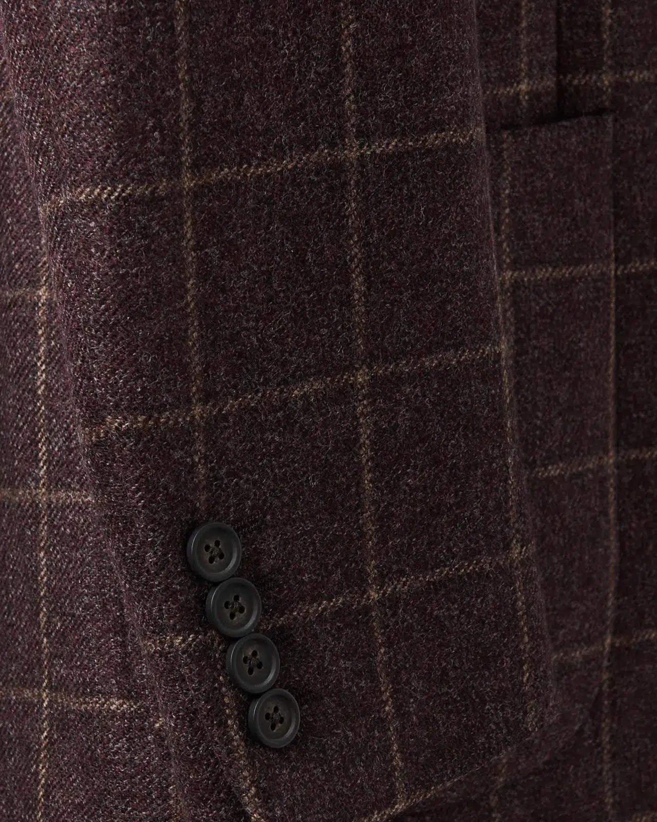 Richard James Large Window Check Tweed Jacket Brown/Camel-MALFORD OF LONDON SAVILE ROW MENSWEAR OUTLET