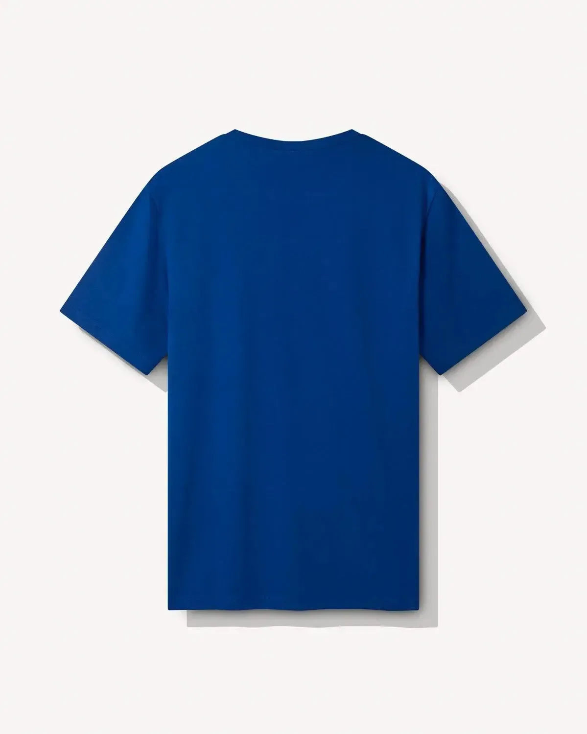 Richard James Mercerised Cotton T-Shirt Air Force Blue-MALFORD OF LONDON SAVILE ROW MENSWEAR OUTLET