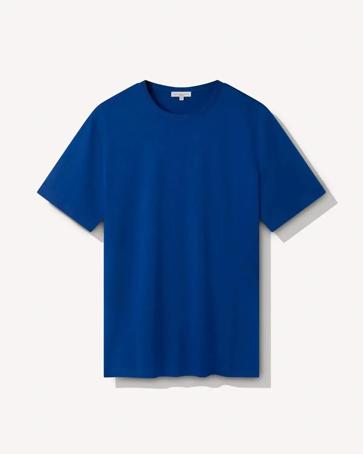 Richard James Mercerised Cotton T-Shirt Air Force Blue – Savile Row Menswear Outlet | Malford of London
