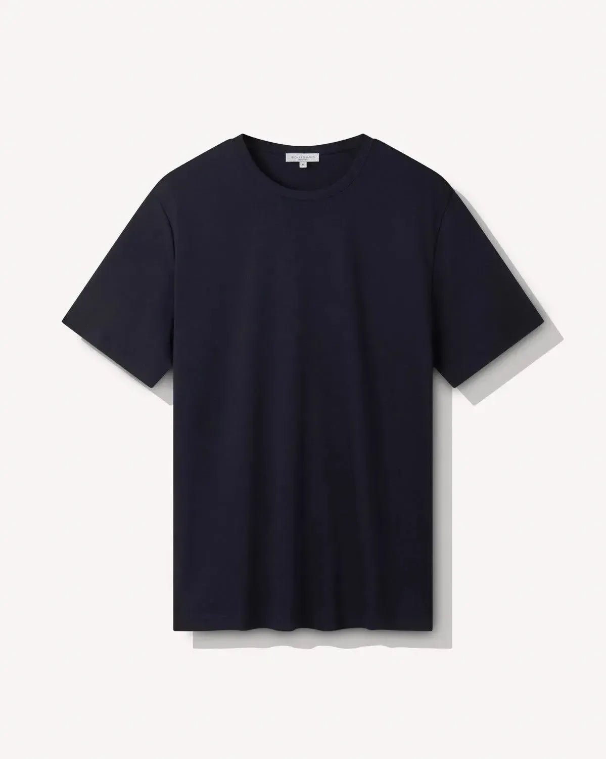 Richard James Mercerised Cotton T-Shirt Navy – Savile Row Menswear Outlet | Malford of London