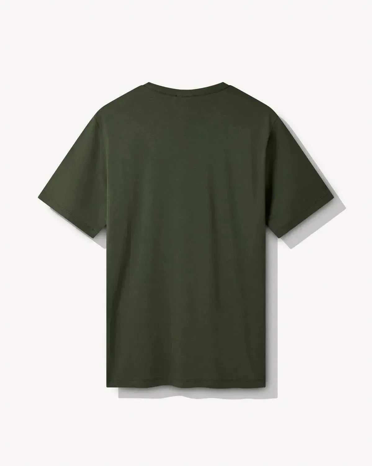 Richard James Mercerised Cotton T-Shirt Olive-MALFORD OF LONDON SAVILE ROW MENSWEAR OUTLET