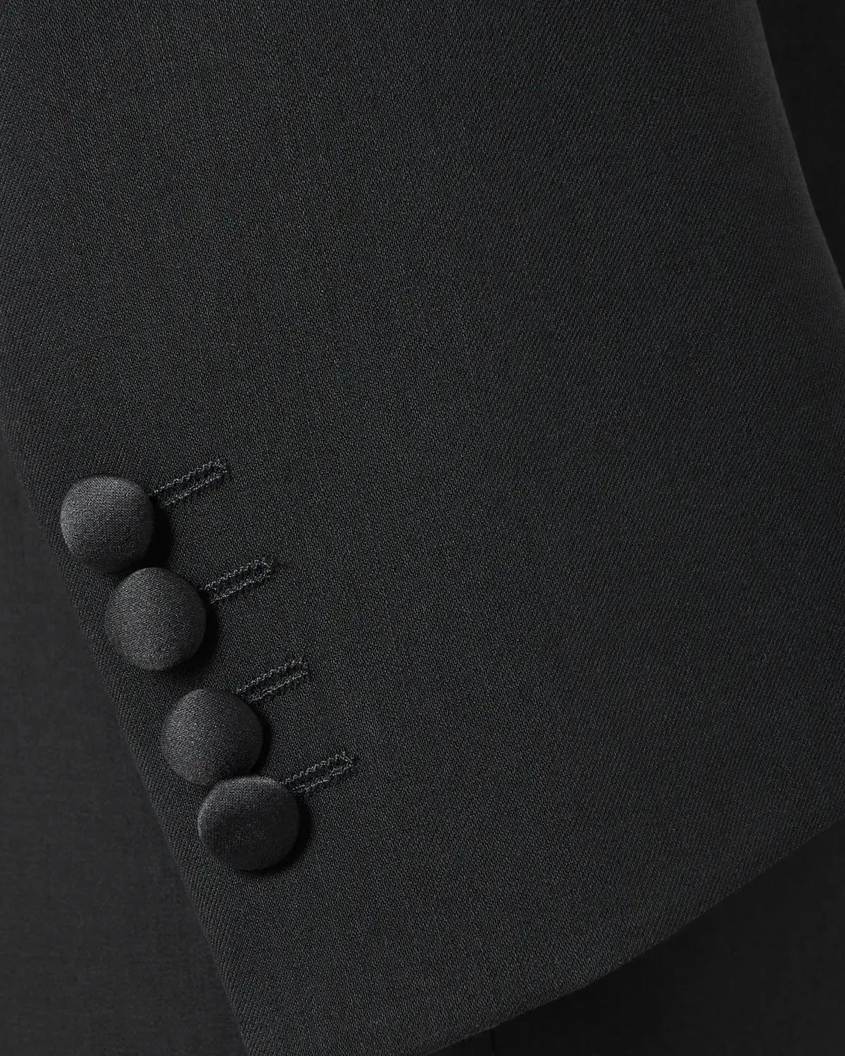 Richard James Peak Lapel Dinner Suit Black-MALFORD OF LONDON SAVILE ROW MENSWEAR OUTLET