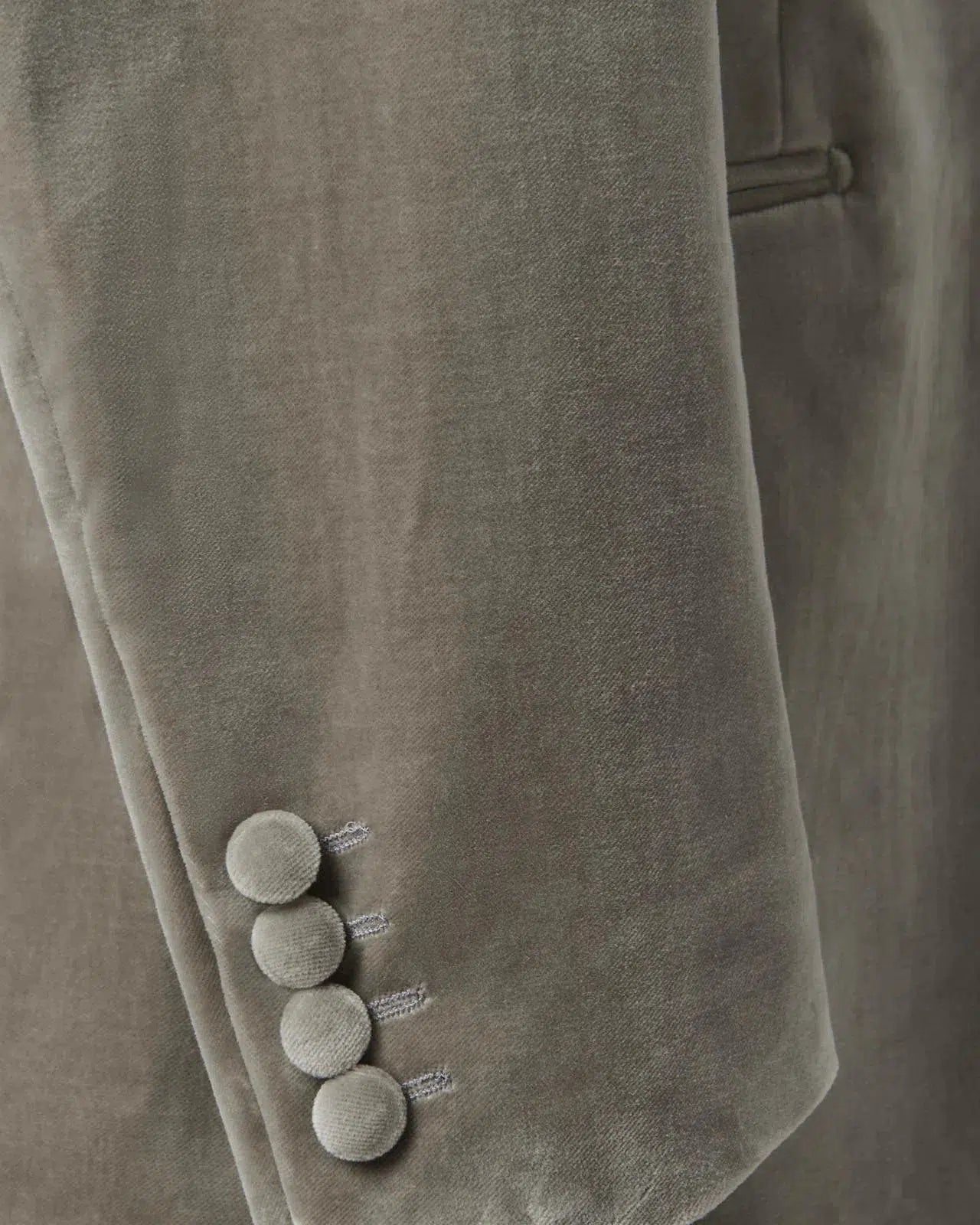 Richard James Peak Lapel Velvet Grey Dinner Jacket-MALFORD OF LONDON SAVILE ROW MENSWEAR OUTLET