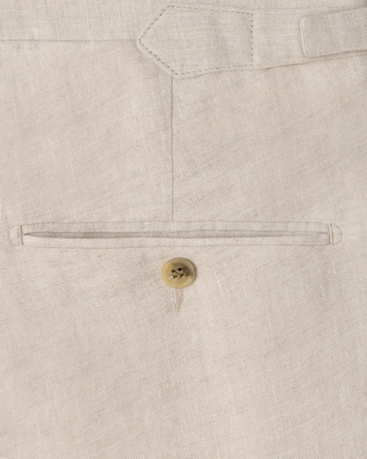 Richard James Sand Linen Trousers-MALFORD OF LONDON SAVILE ROW MENSWEAR OUTLET