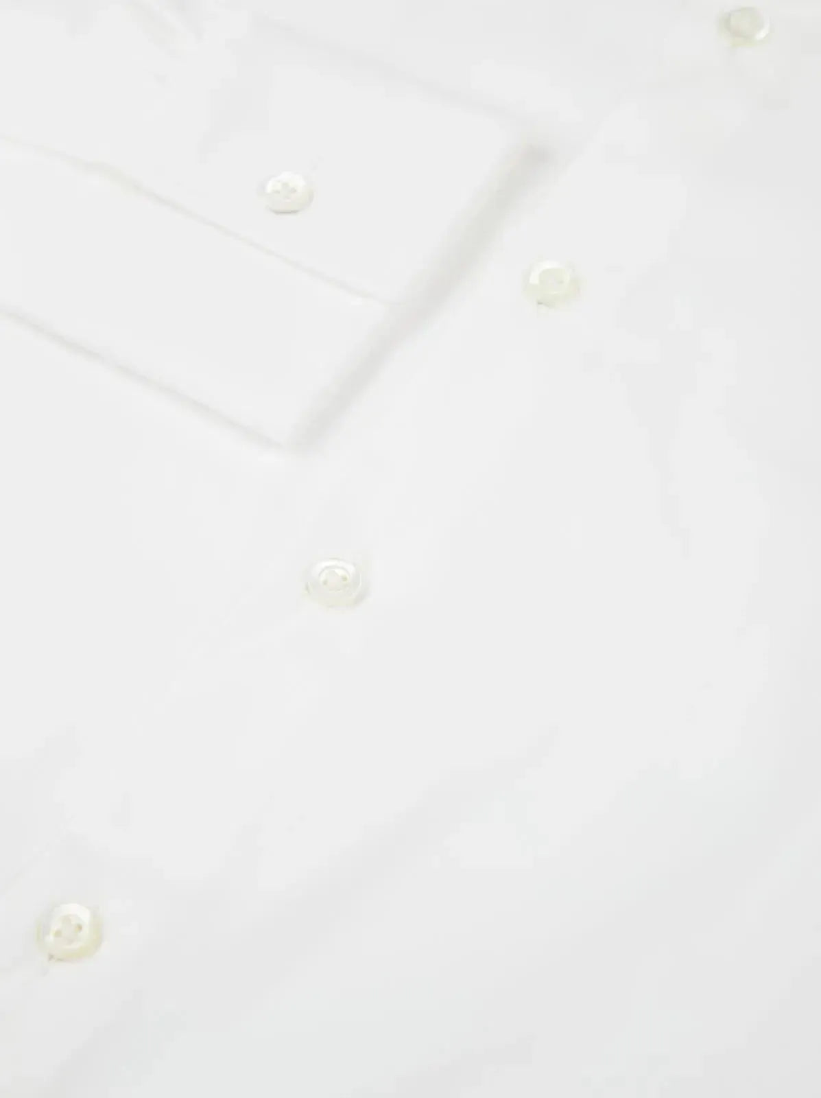 Richard James Tailored Fit Plain Poplin Stretch Shirt White-MALFORD OF LONDON SAVILE ROW MENSWEAR OUTLET