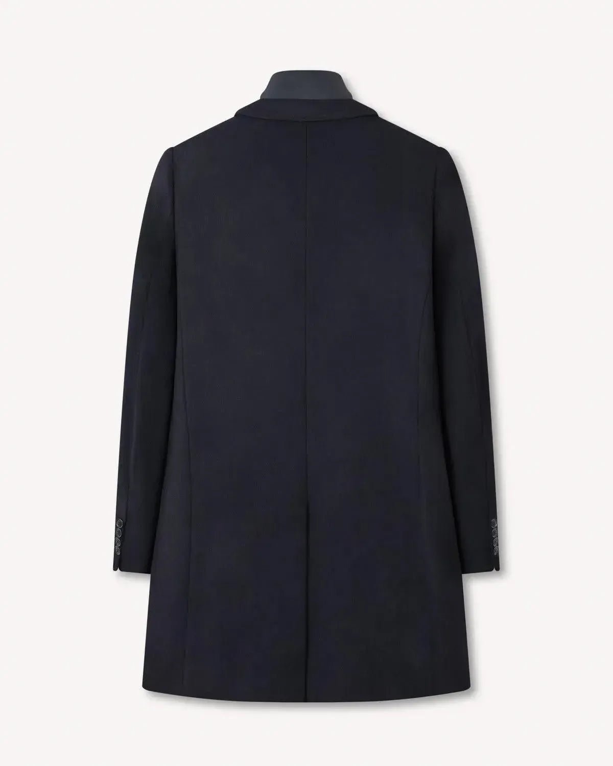 Richard James Wool Cashmere Overcoat & Lining - Navy - Savile Row Formalwear Outlet - Malford of London