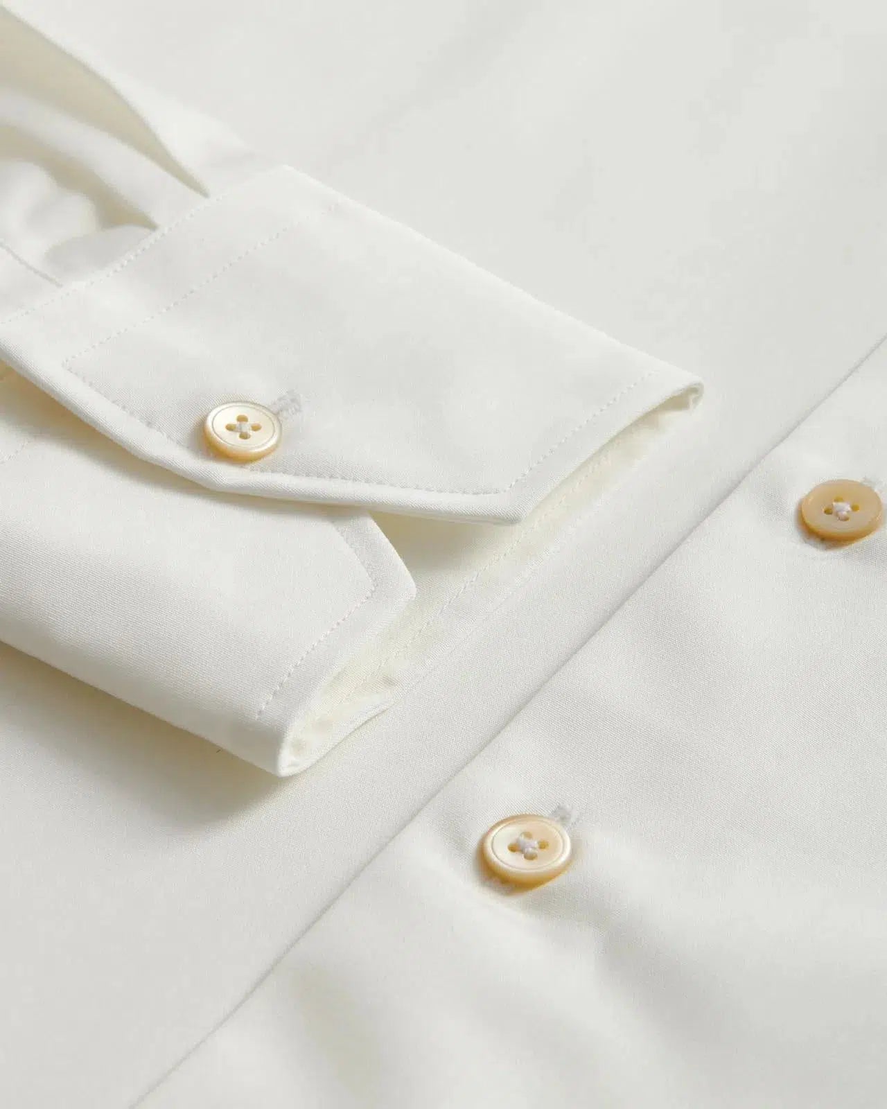 Thomas Pink Slim Fit Formal Organic Cotton Poplin Shirt Beige-MALFORD OF LONDON SAVILE ROW MENSWEAR OUTLET