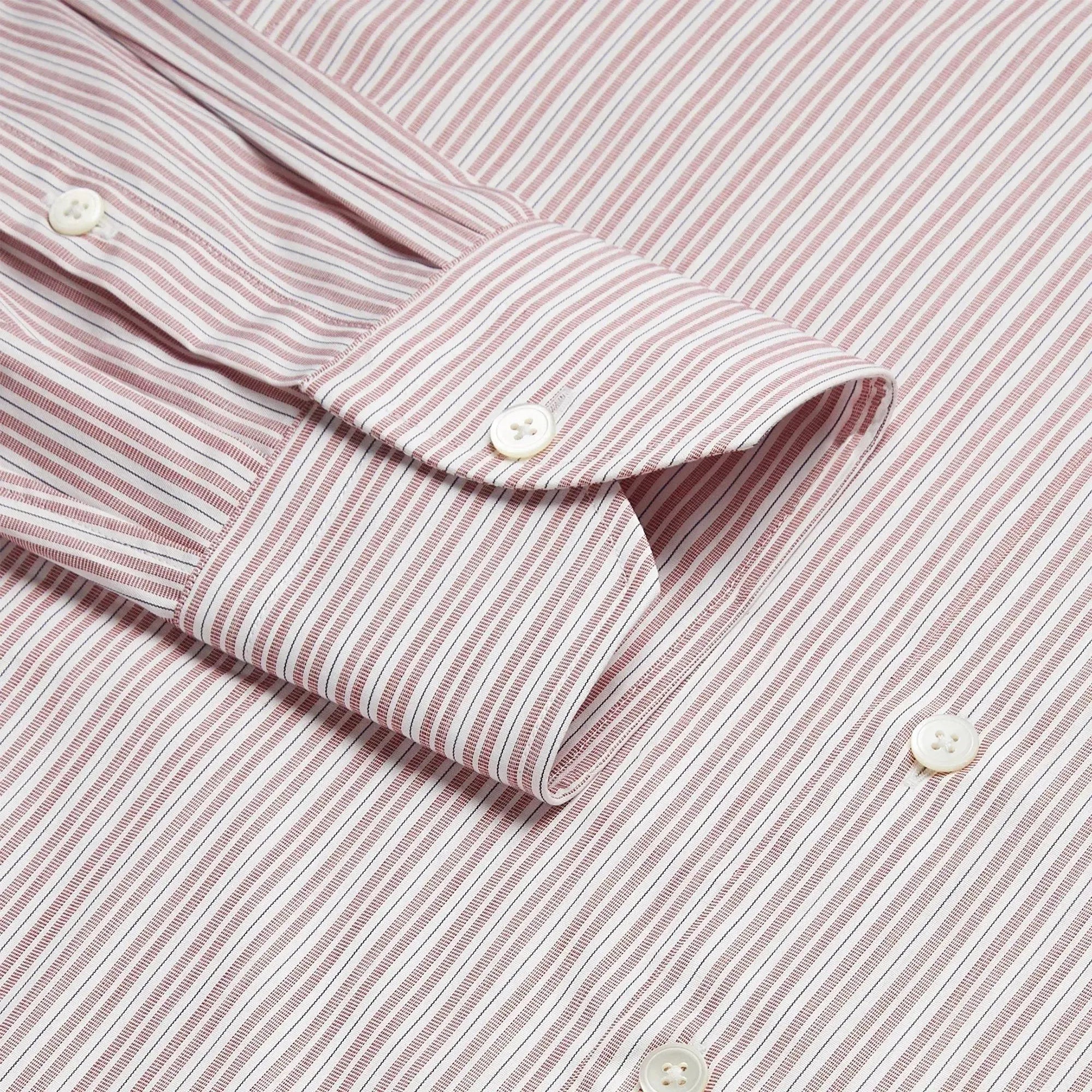 Thomas Pink Slim Fit Formal Supraluxe Dobby Stripe Shirt-MALFORD OF LONDON SAVILE ROW MENSWEAR OUTLET