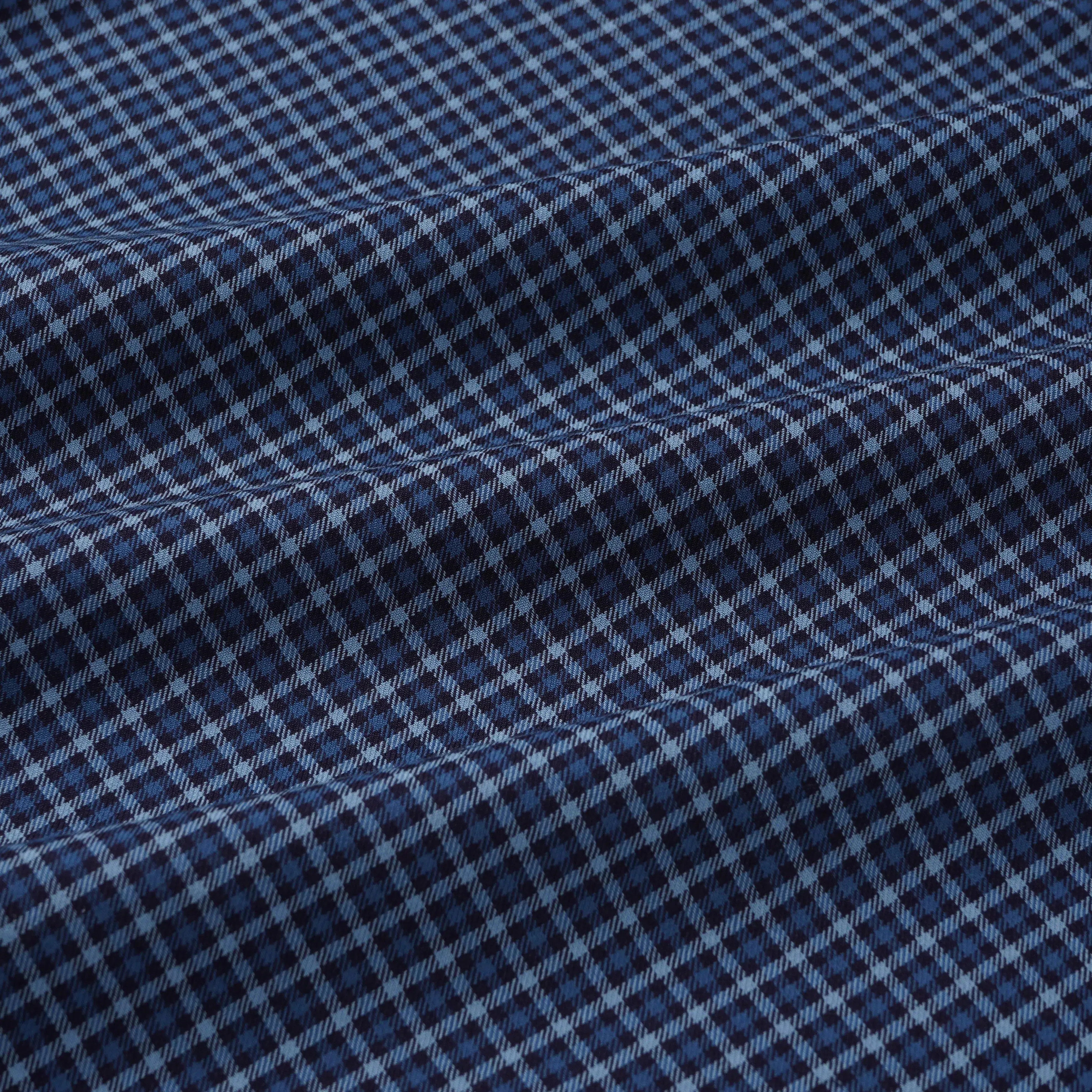 Thomas Pink Slim Fit Smart Casual Brushed Cotton Check Shirt-MALFORD OF LONDON SAVILE ROW MENSWEAR OUTLET