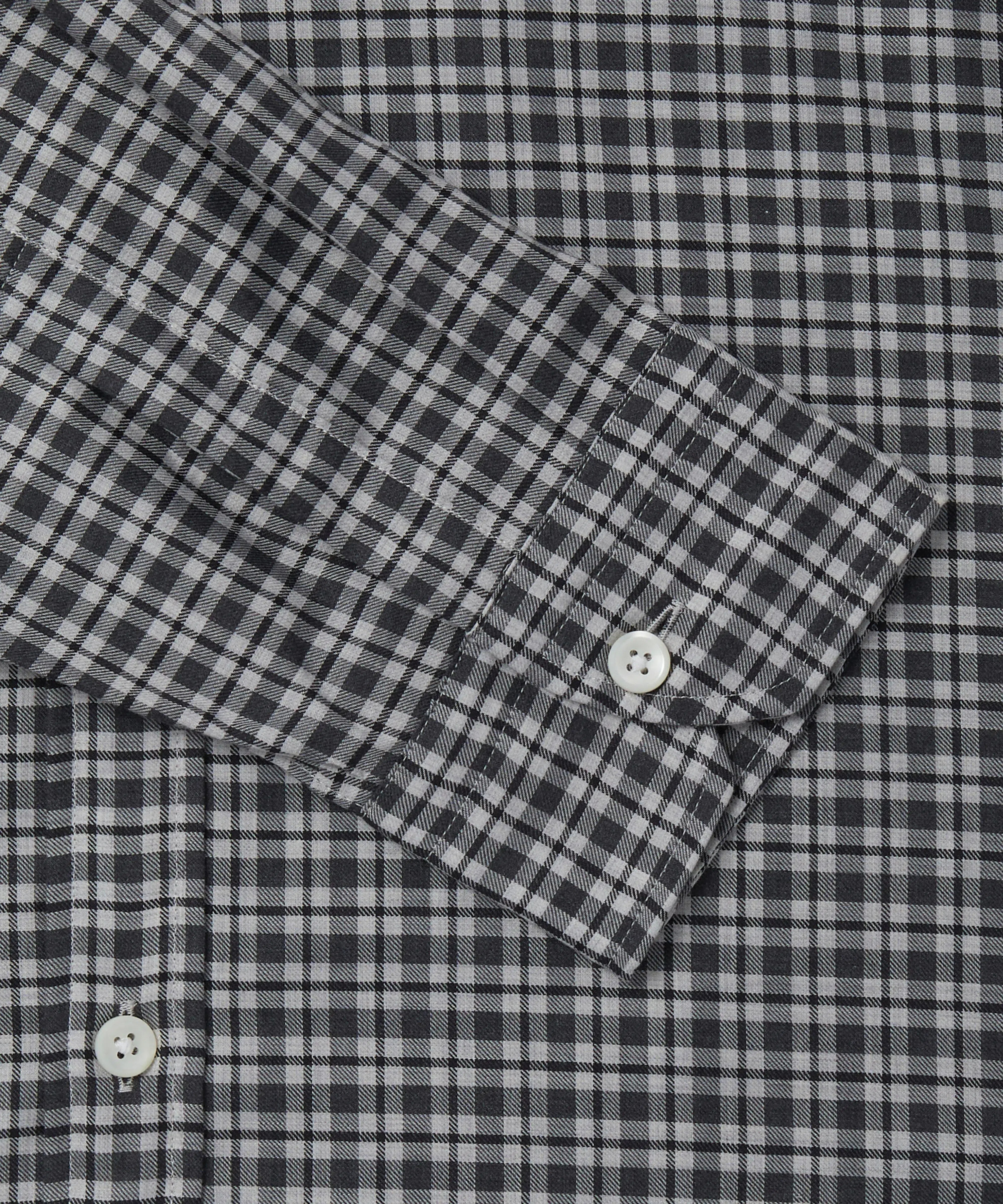 Thomas Pink Slim Fit Smart Casual Melange Twill Check Shirt-MALFORD OF LONDON SAVILE ROW MENSWEAR OUTLET