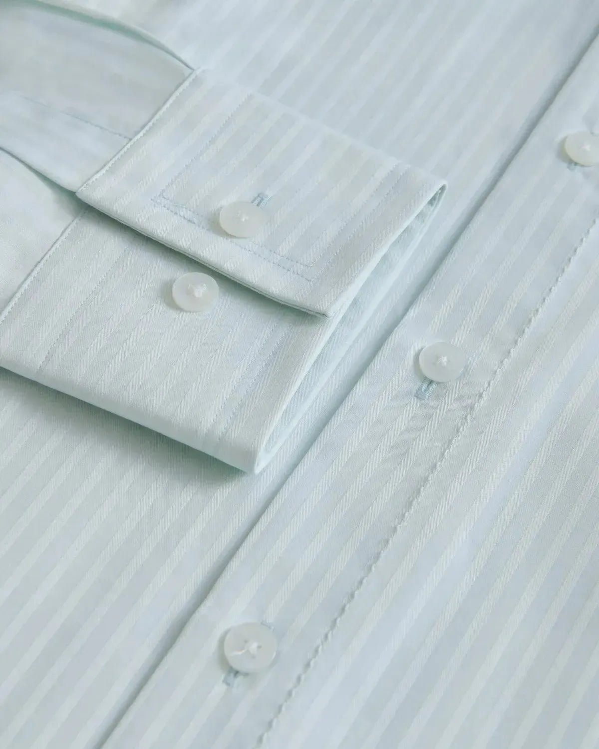 Willaim Hunt Silver Textured Stripe Shirt White – Savile Row Menswear Outlet | Malford of London