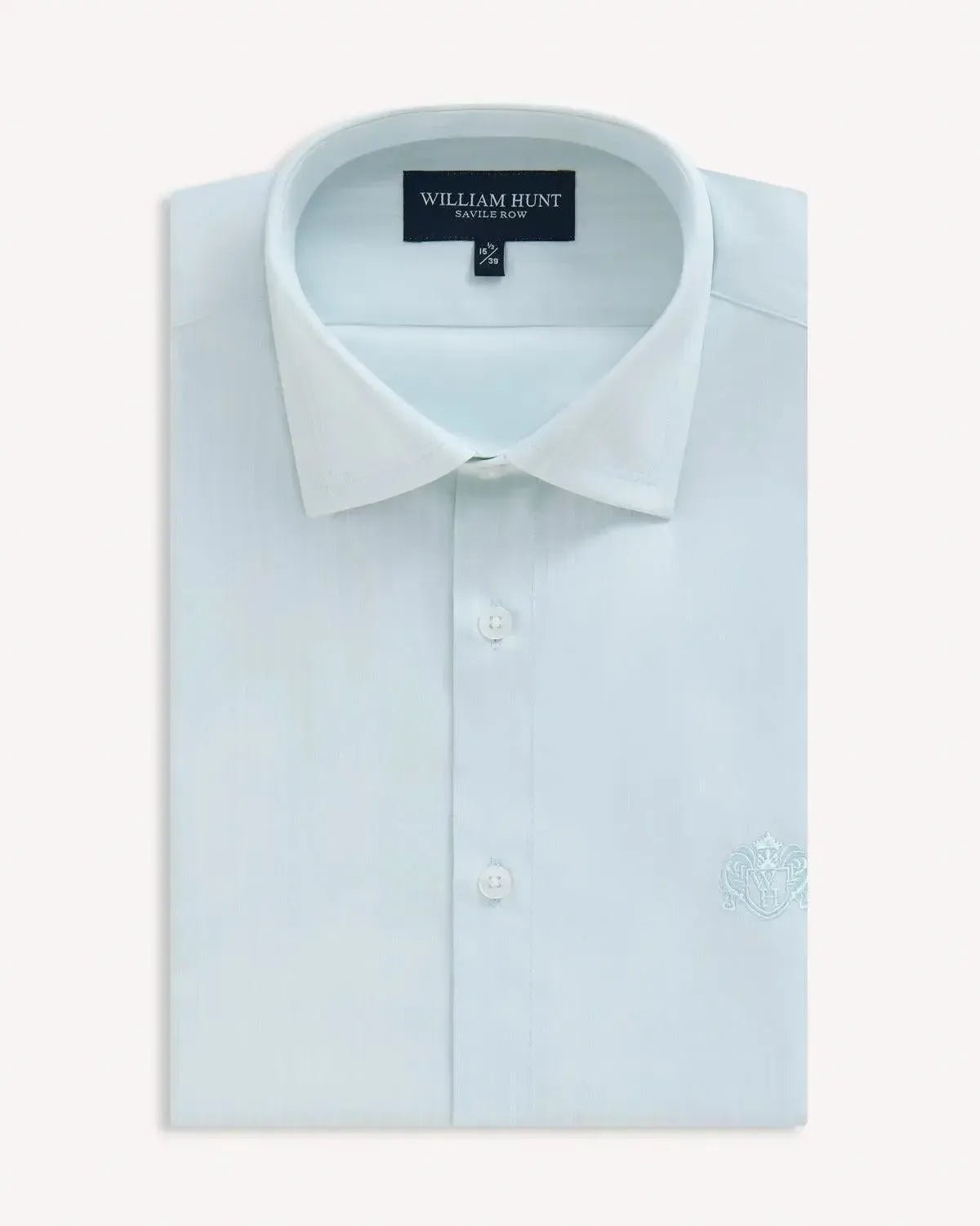 Willaim Hunt Silver Textured Stripe Shirt White – Tailored Menswear | Malford of London