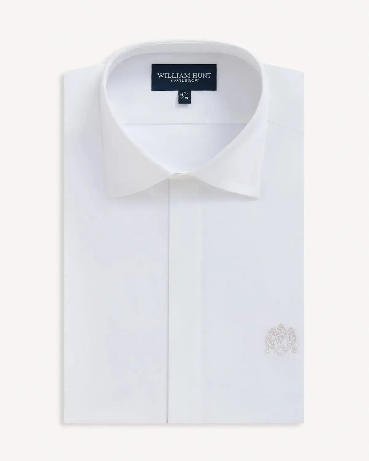 William Hunt Poplin Shirt White – Tailored Menswear | Malford of London